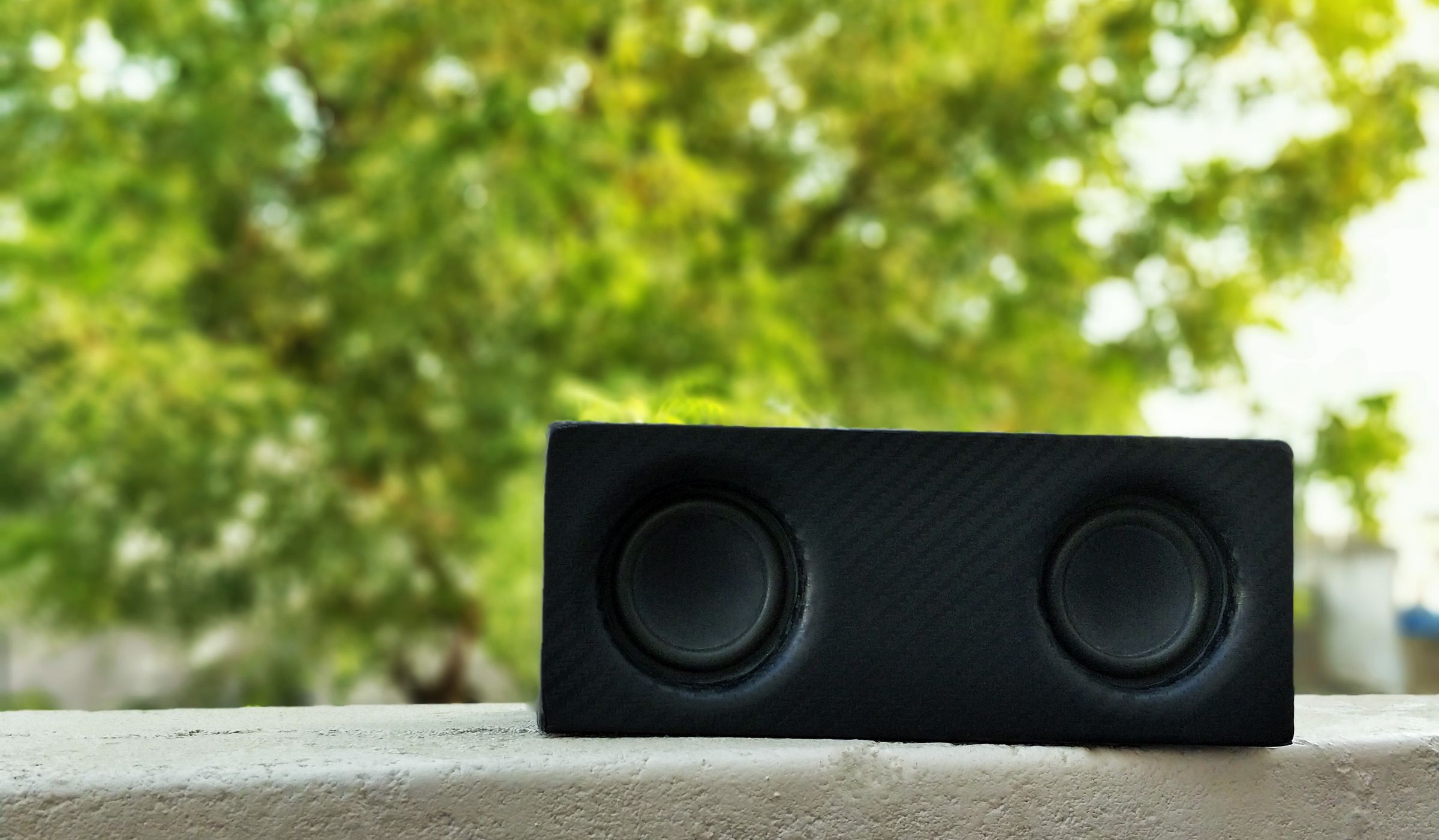 laser portable led tube speaker