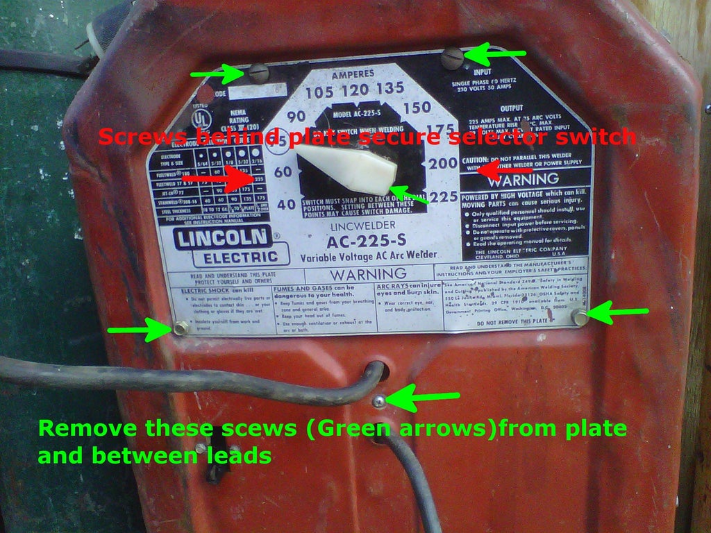 Refreshing Your Lincoln Ac 225 220v Tombstone Welder 6 Steps Instructables