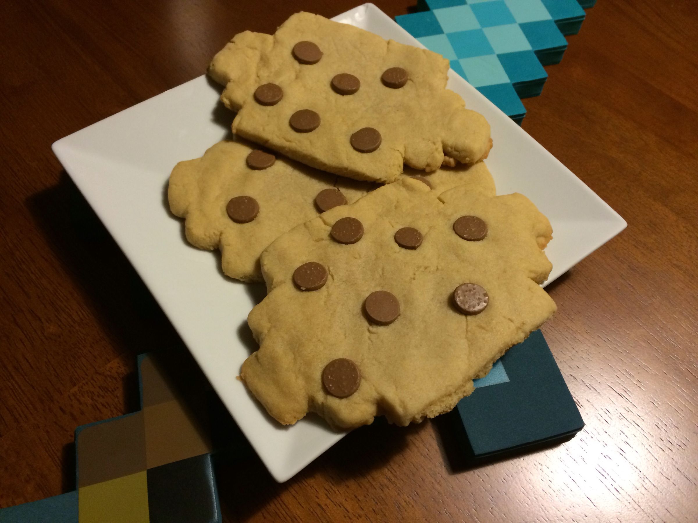 Minecraft Chocolate Chip Cookies Irl 8 Steps With Pictures Instructables