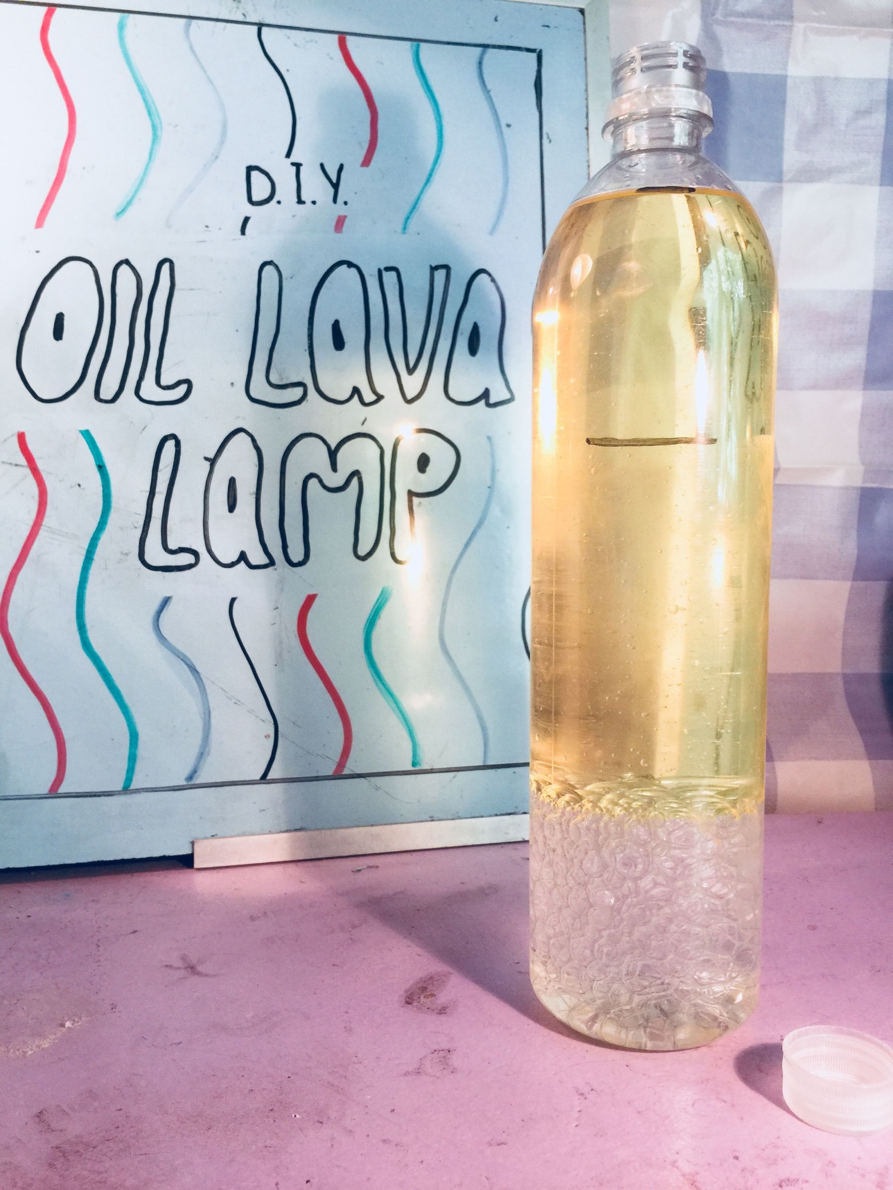 DIY Oil Lava Lamp 5 Steps Instructables