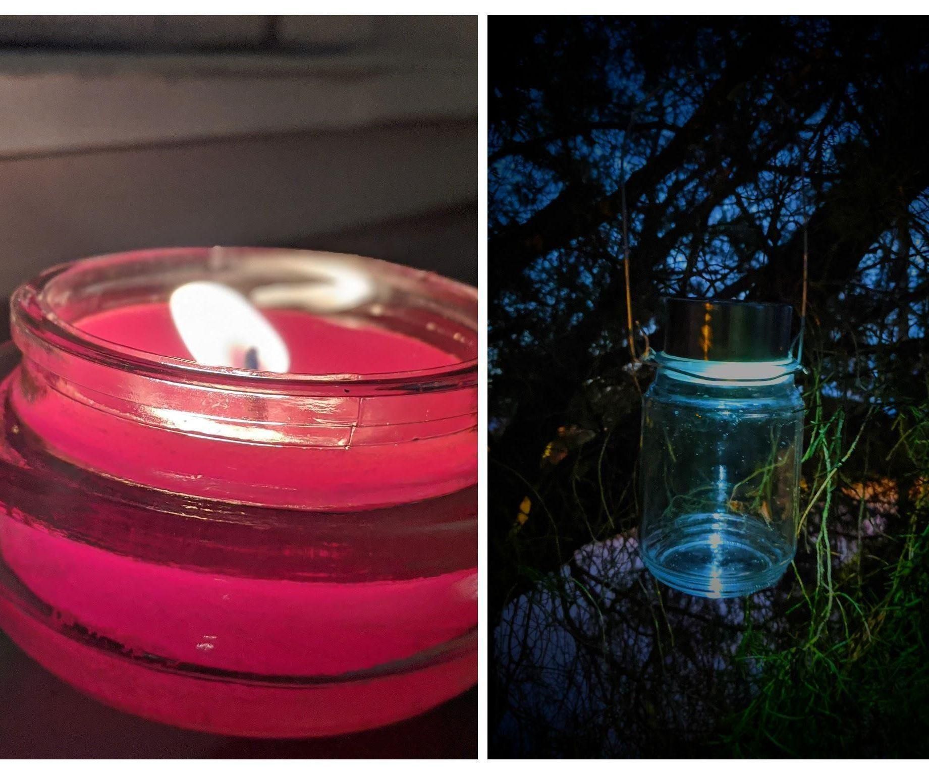 DIY Upcycled Candle Jar Solar Light 7 Steps (with Pictures