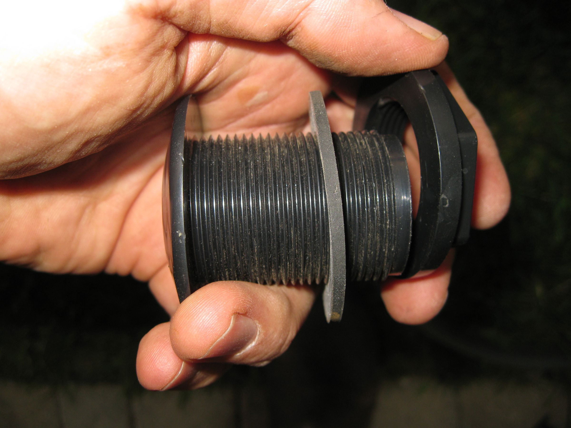 Refitting a Great American Rain Barrel With a New Heavy Duty Spigot