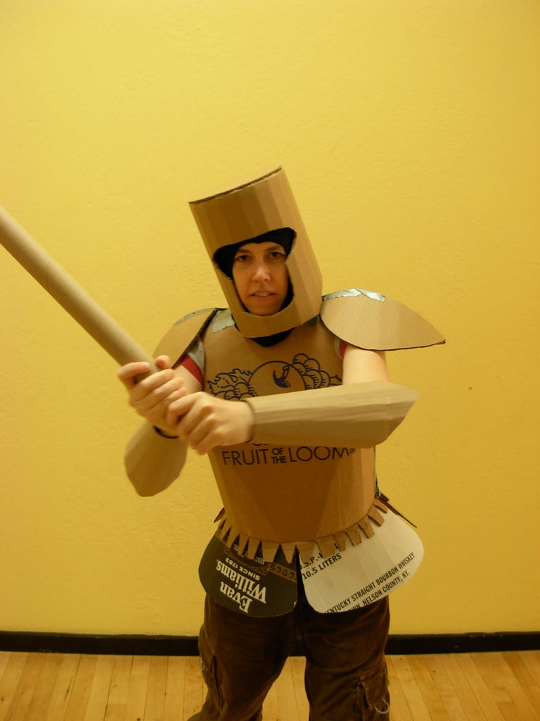 Cardboard Armor 8 Steps (with Pictures) Instructables