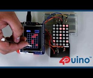 Led Driver Project Led Matrix led matrix controller using 4duino DIY Project - Step-by-Step DIY ...