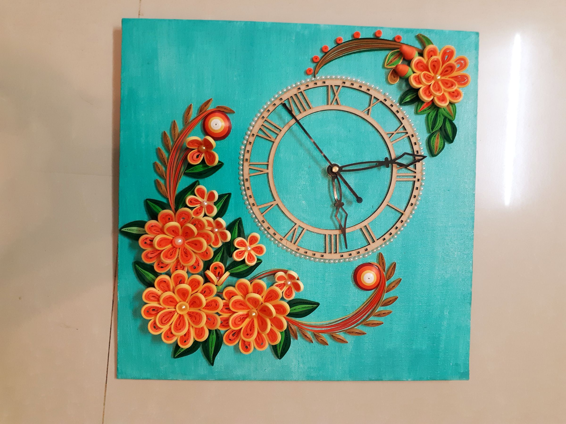 Beautiful Quilling Wall Clock 6 Steps (with Pictures) Instructables