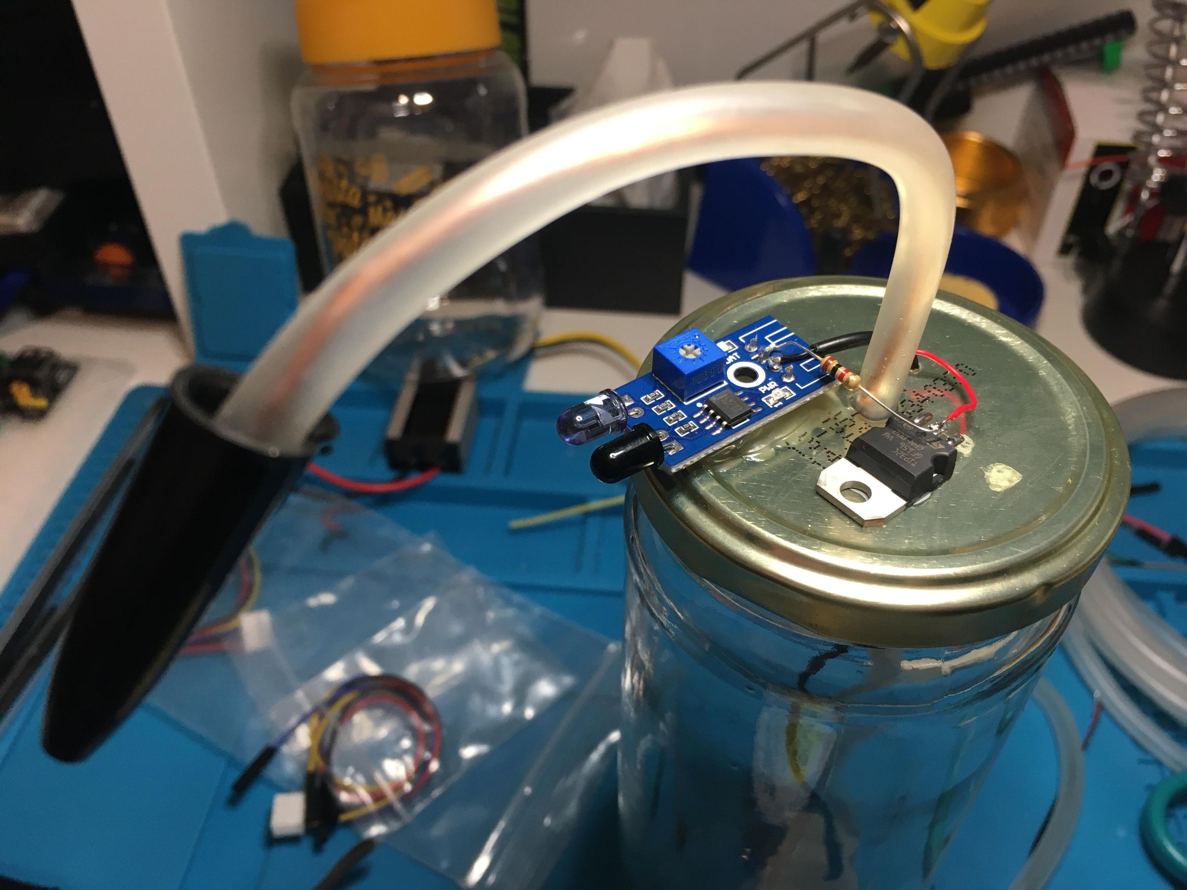 DIY Automatic Alcohol Dispenser (No Arduino Needed) 18 Steps (with