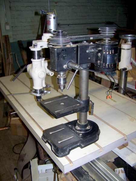 A Radial Drill Press Made From Spare 