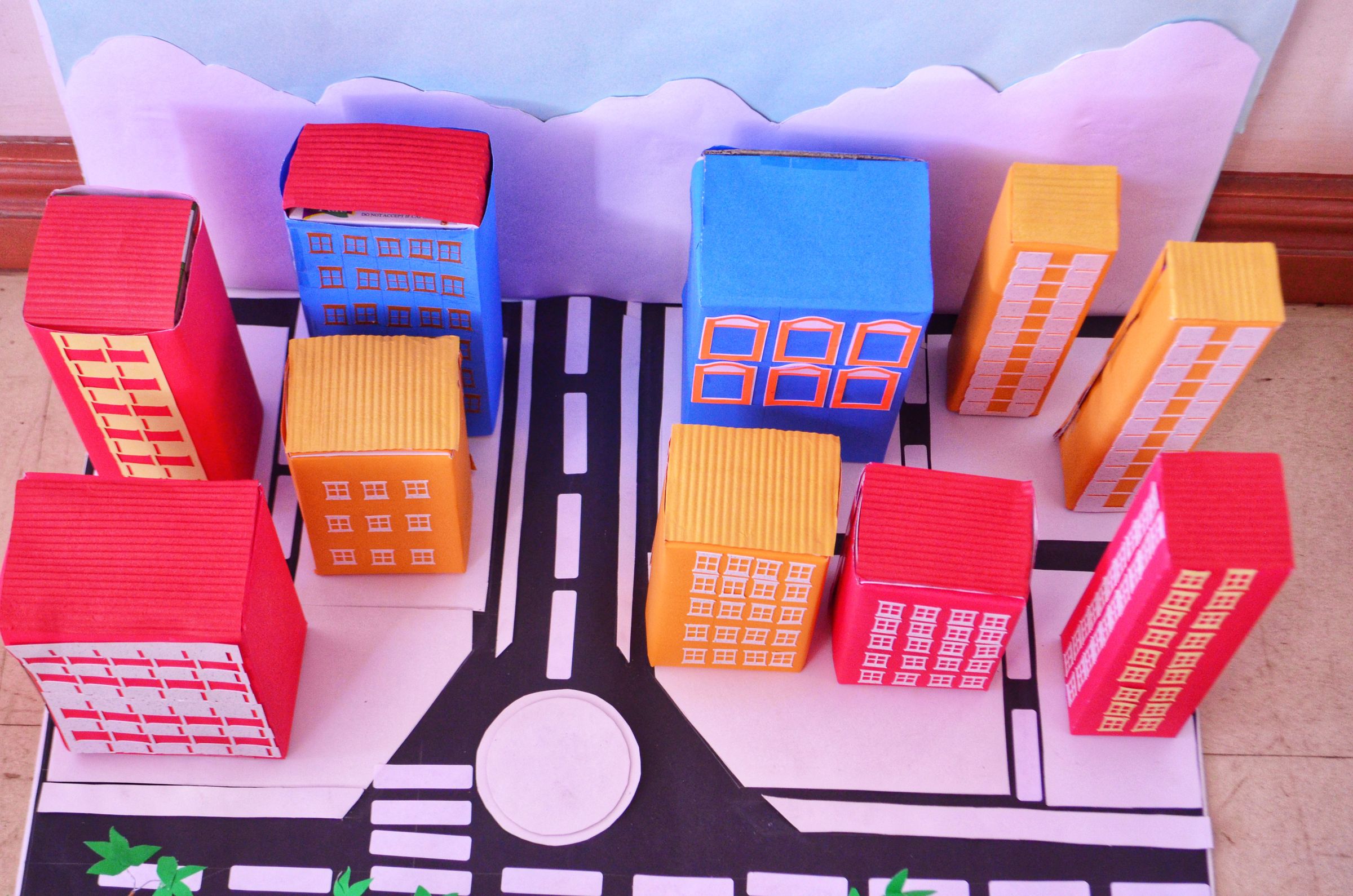 Paper City 6 Steps Instructables