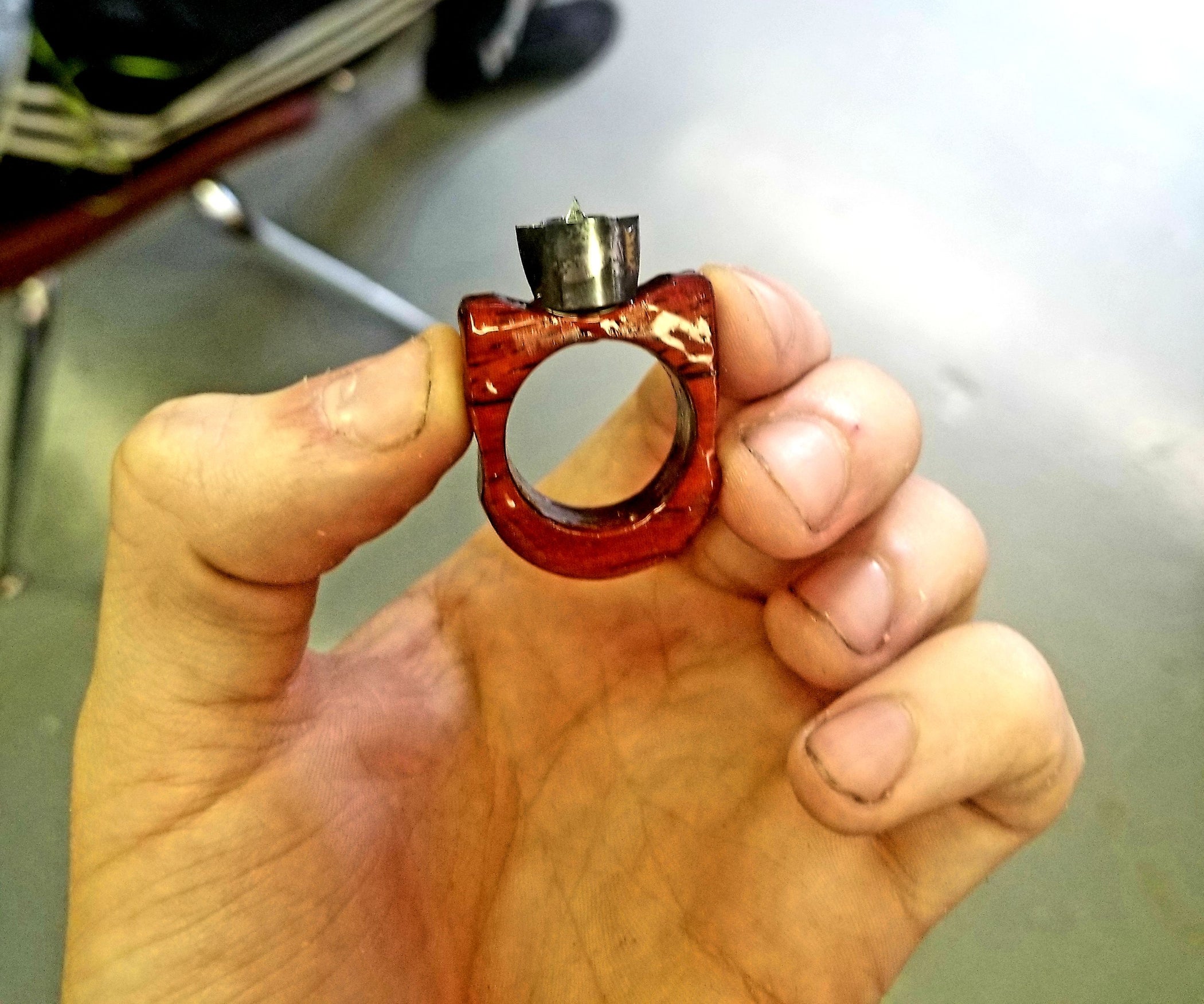 Wooden Drill Bit Ring 12 Steps Instructables