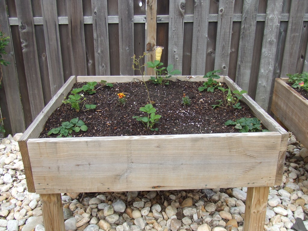 Raised Garden Bed On Legs 3 Steps Instructables Raised Garden Bed On Legs 3 Steps, Simple Raised Garden Bed With Legs