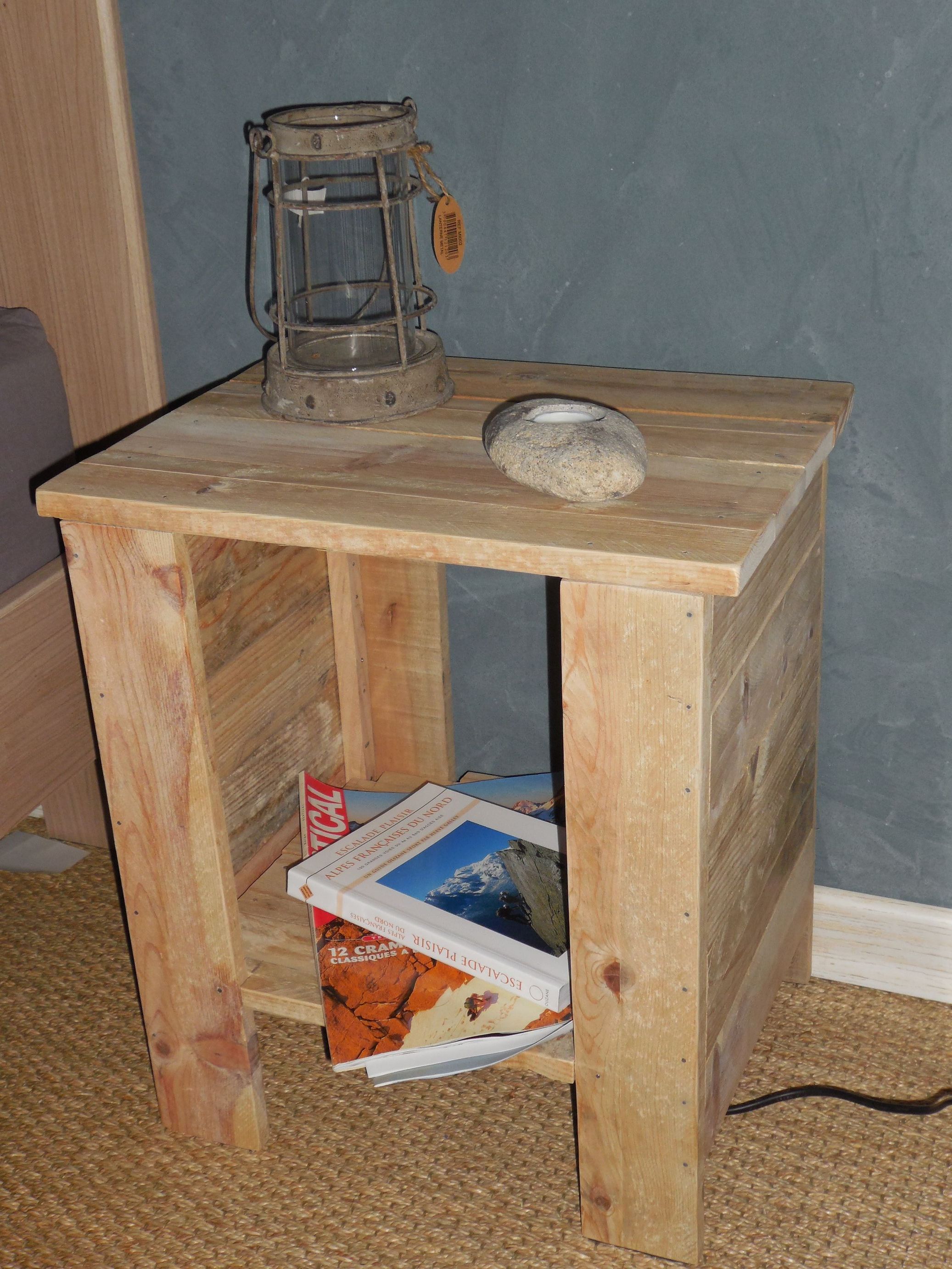 Simple Bedside Table With Pallet 5 Steps Instructables