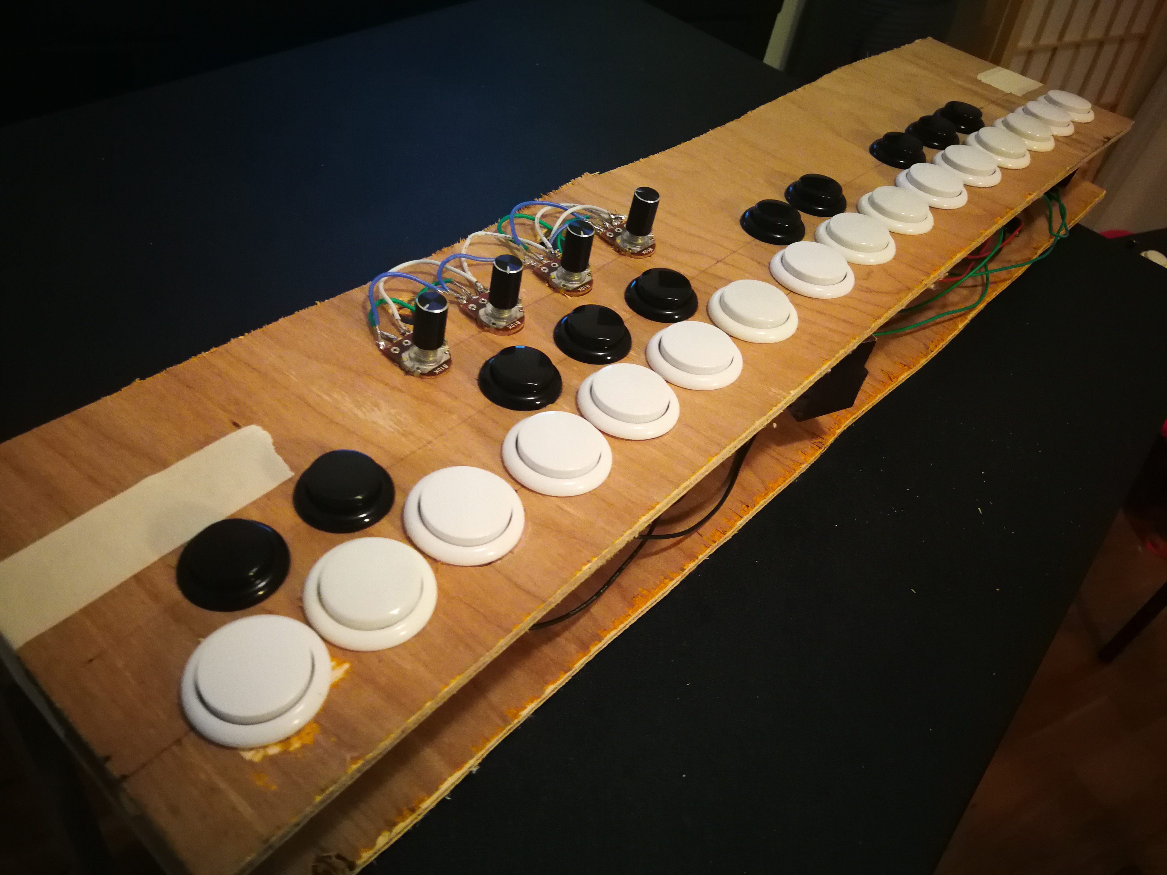 Midi Controller ButtonKeyboard 6 Steps Instructables