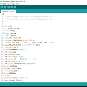 Temperature Meter Using Arduino Uno : 5 Steps - Instructables