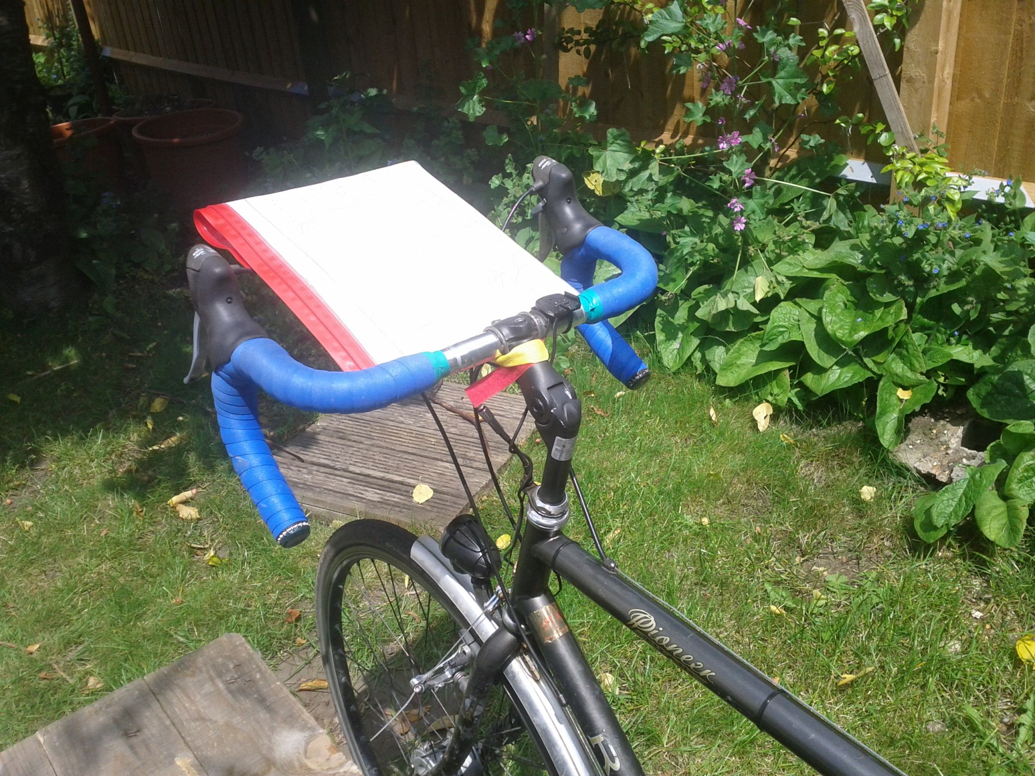 DIY Bike Map Holder 4 Steps Instructables