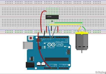 DC Motor Control Arduino Uno R3 : 6 Steps - Instructables