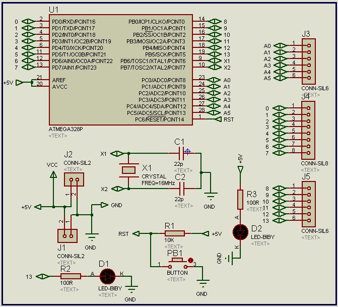 arduino uno pinout diagram