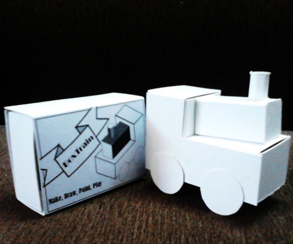 How to Assemble DIY Paper Craft Toy Train 3 Steps Instructables