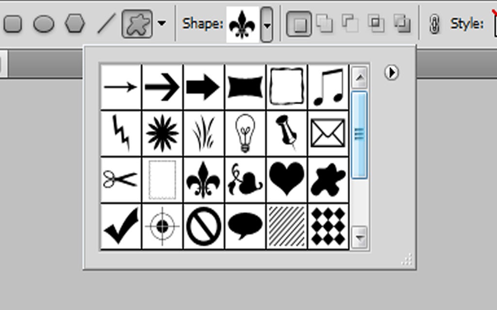 creating a custom shape in photoshop