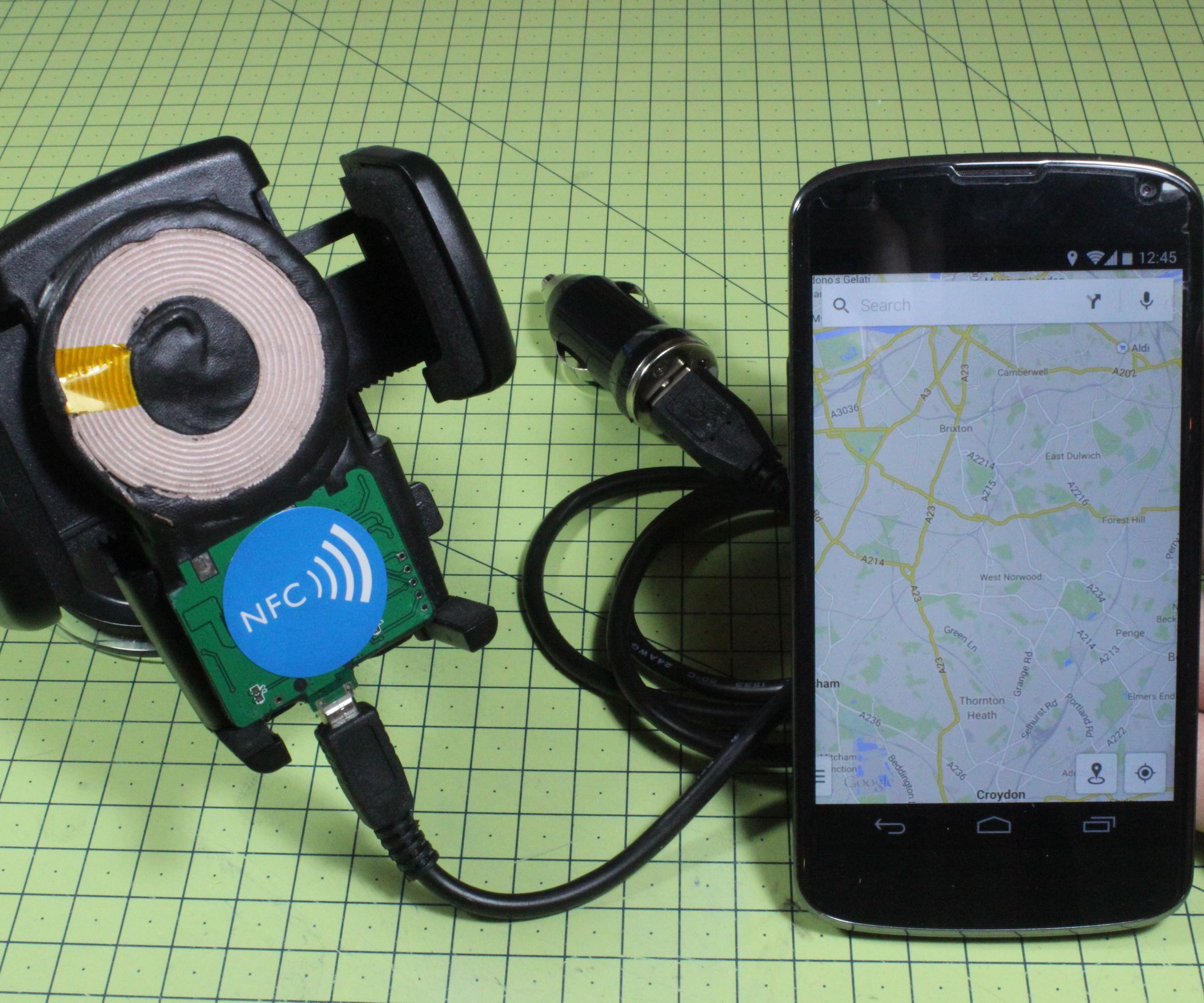 DIY Wireless Charger + NFC Dock for Your Car 7 Steps (with Pictures