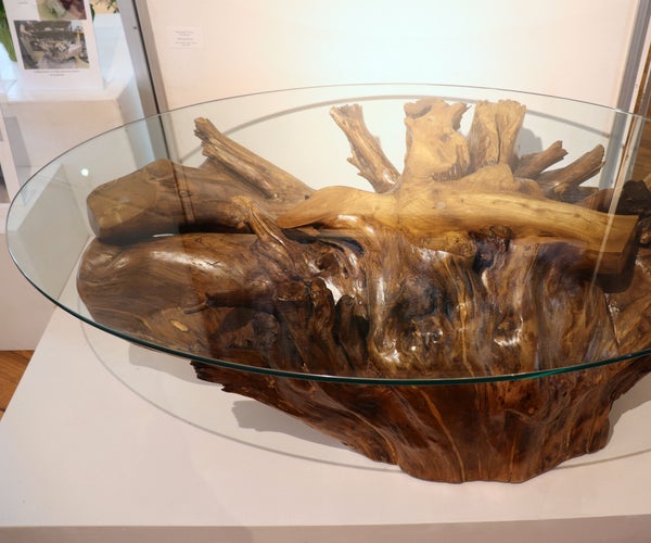 Kintsugi Style Stump Coffee Table