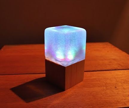 LED Resin Lamp V4
