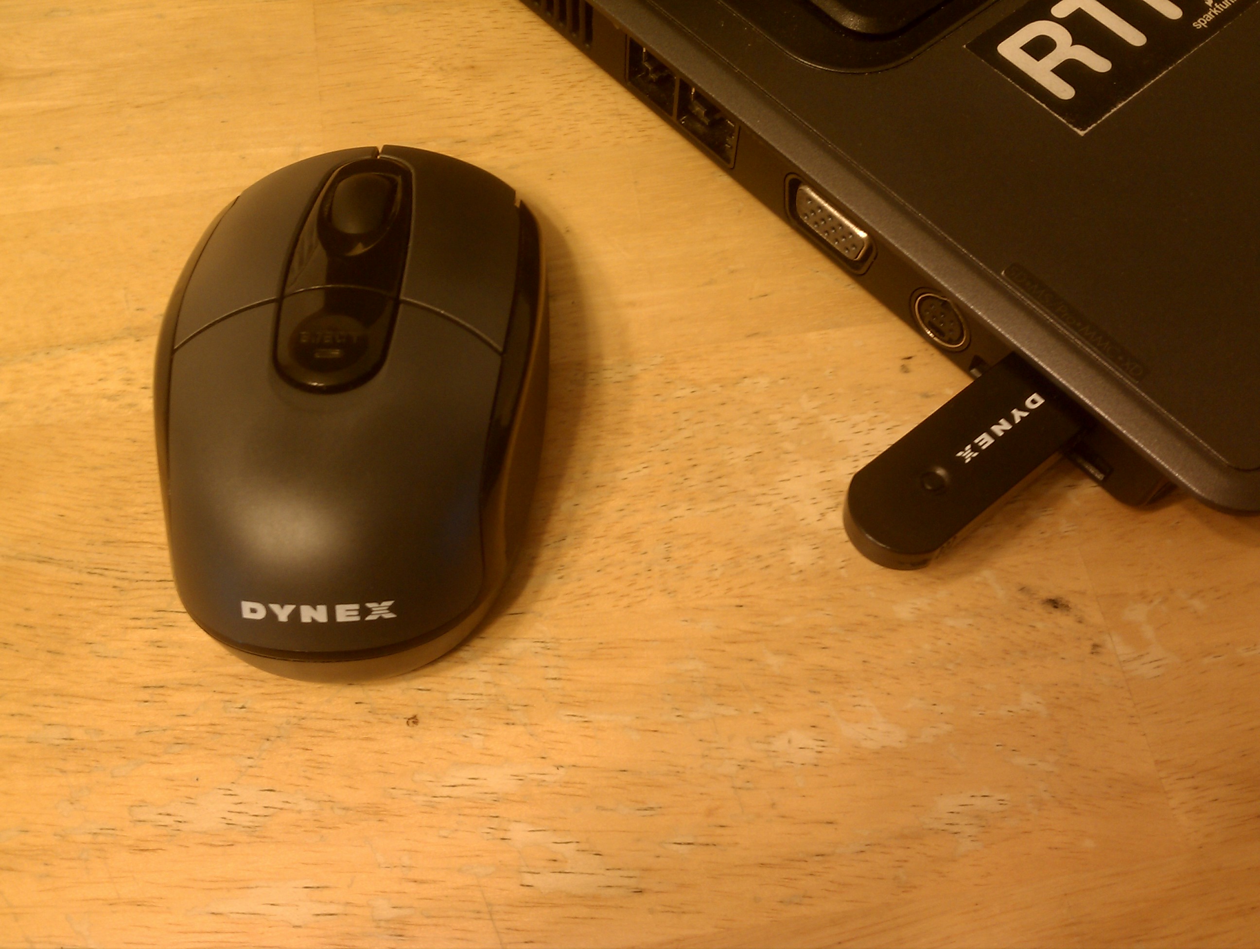 dynex wireless mouse instructions