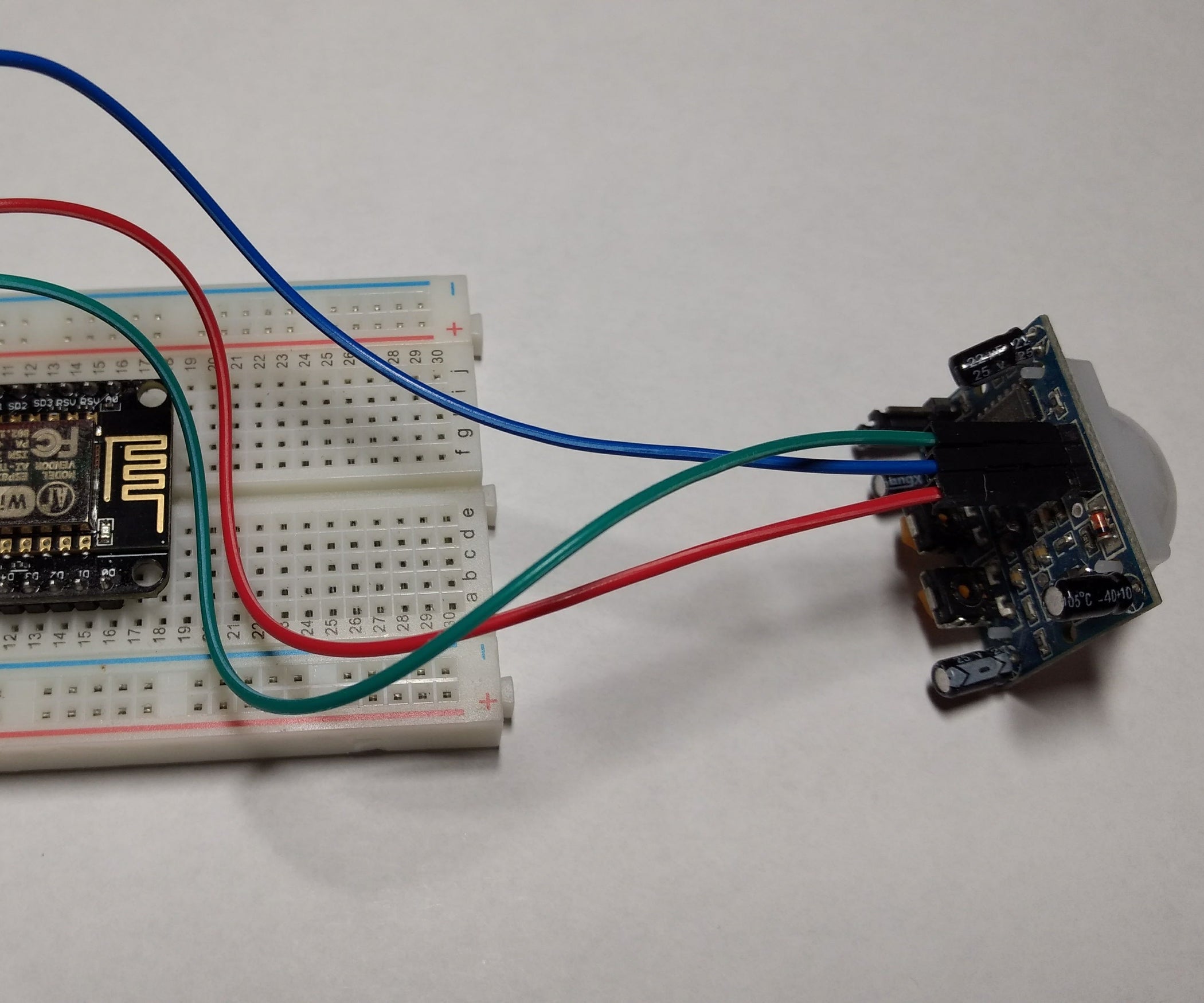 NodeMCU Motion Activated Security System 8 Steps (with Pictures