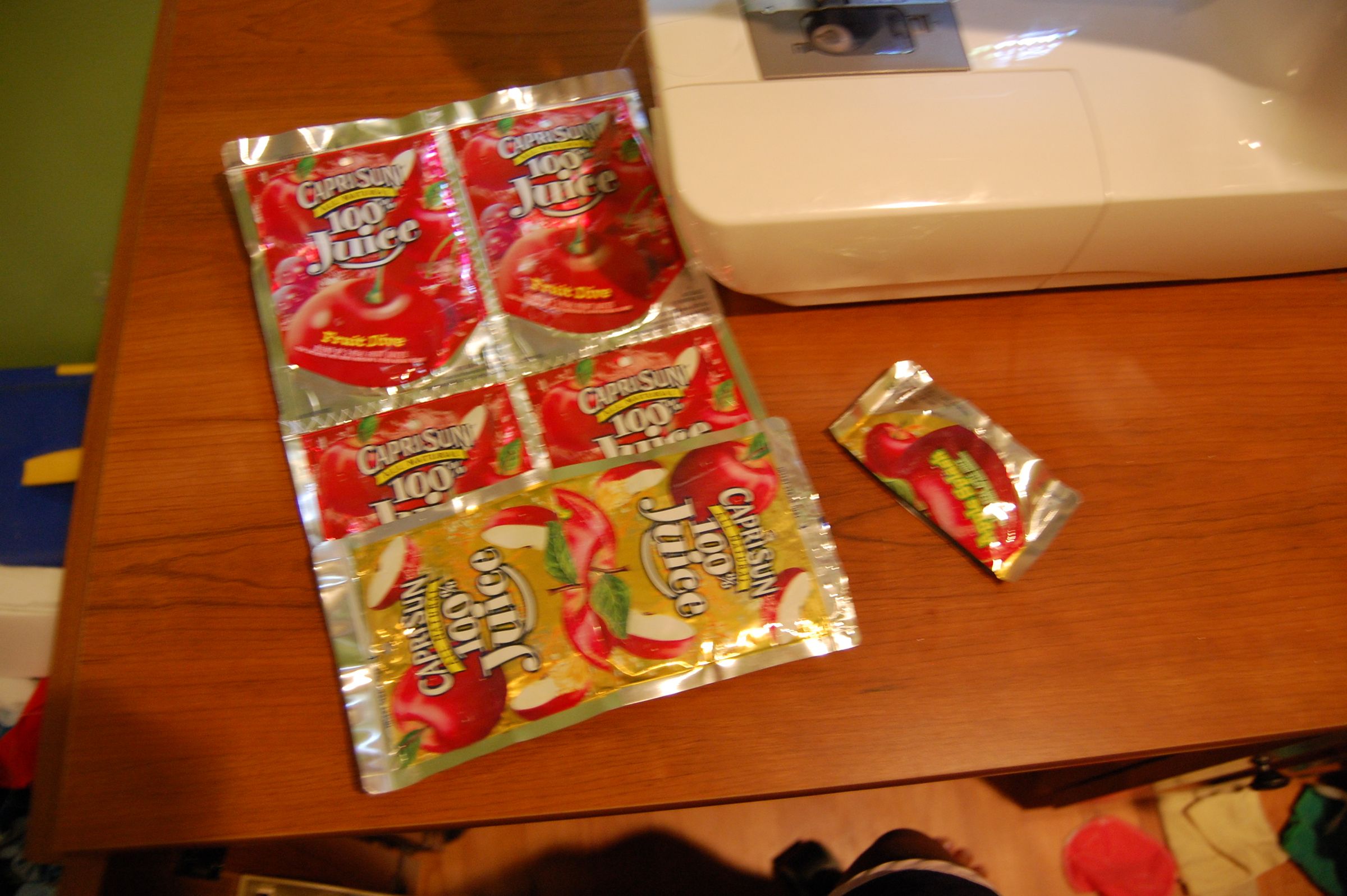 Recycled Juice Pouch Lunch Bag 5 Steps (with Pictures) Instructables