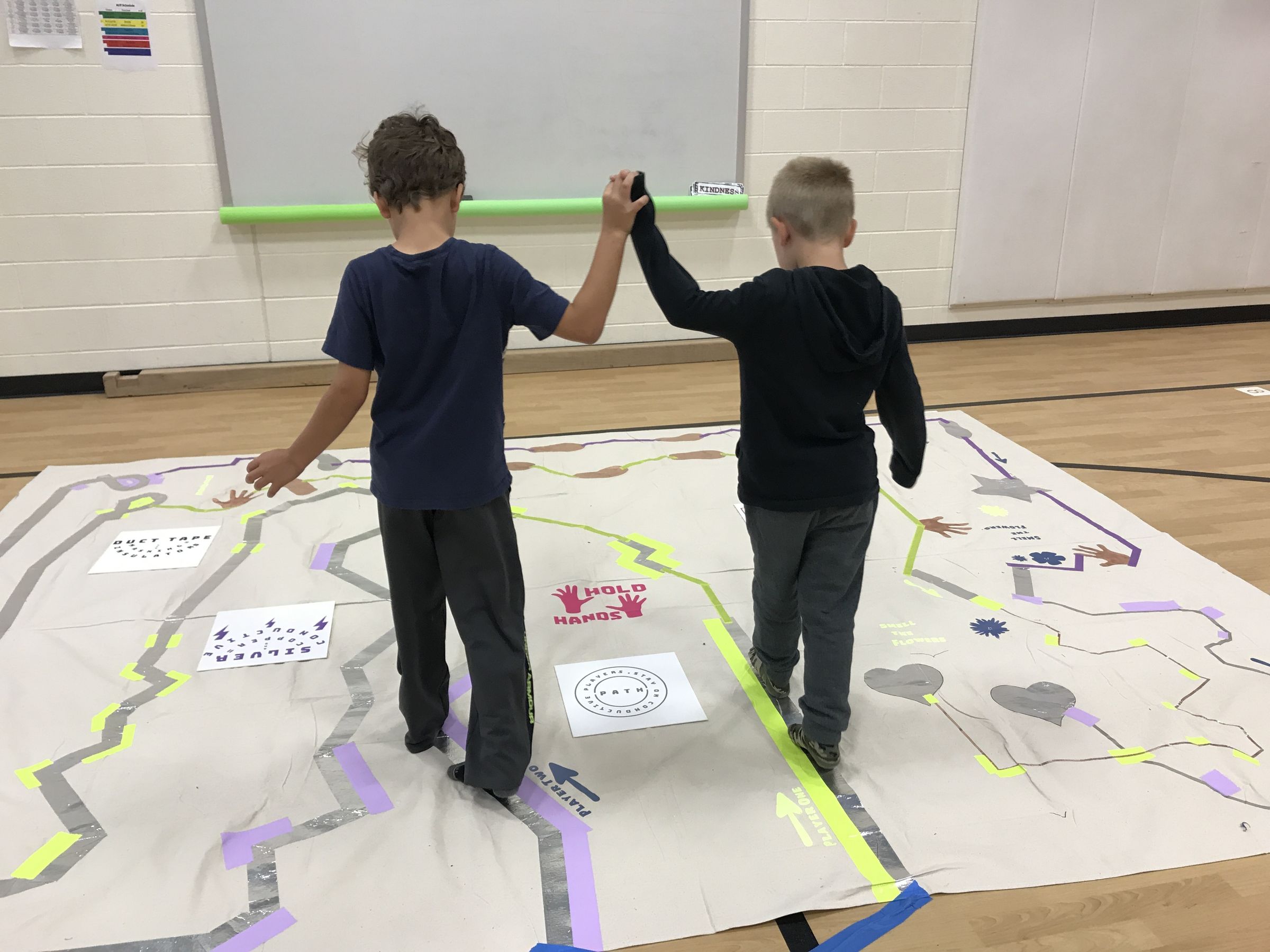 Collaborative Makey Makey Sensory Maze