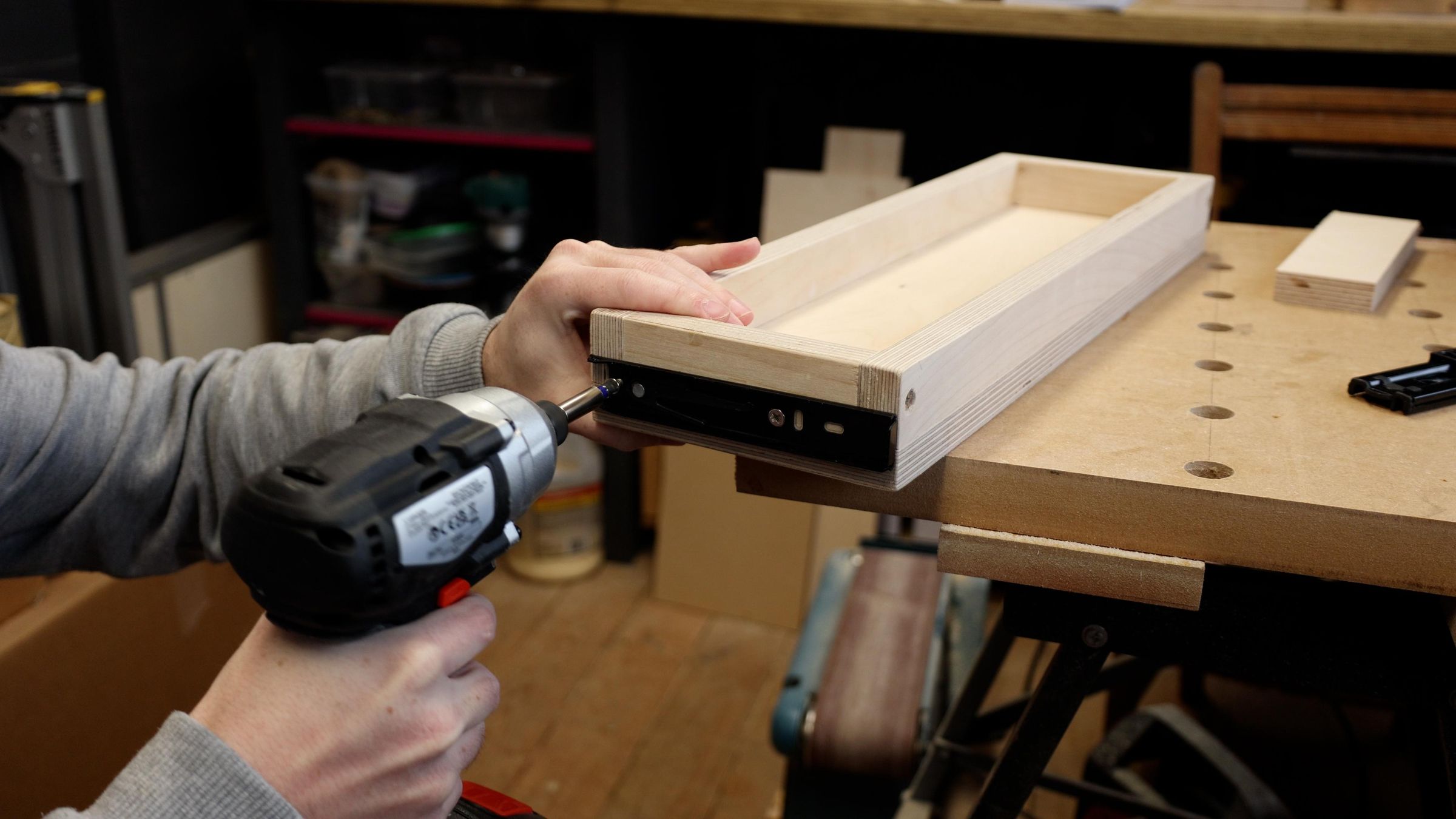 How to Make a Storage Shelf for a Desk DIY Monitor Stand 6 Steps