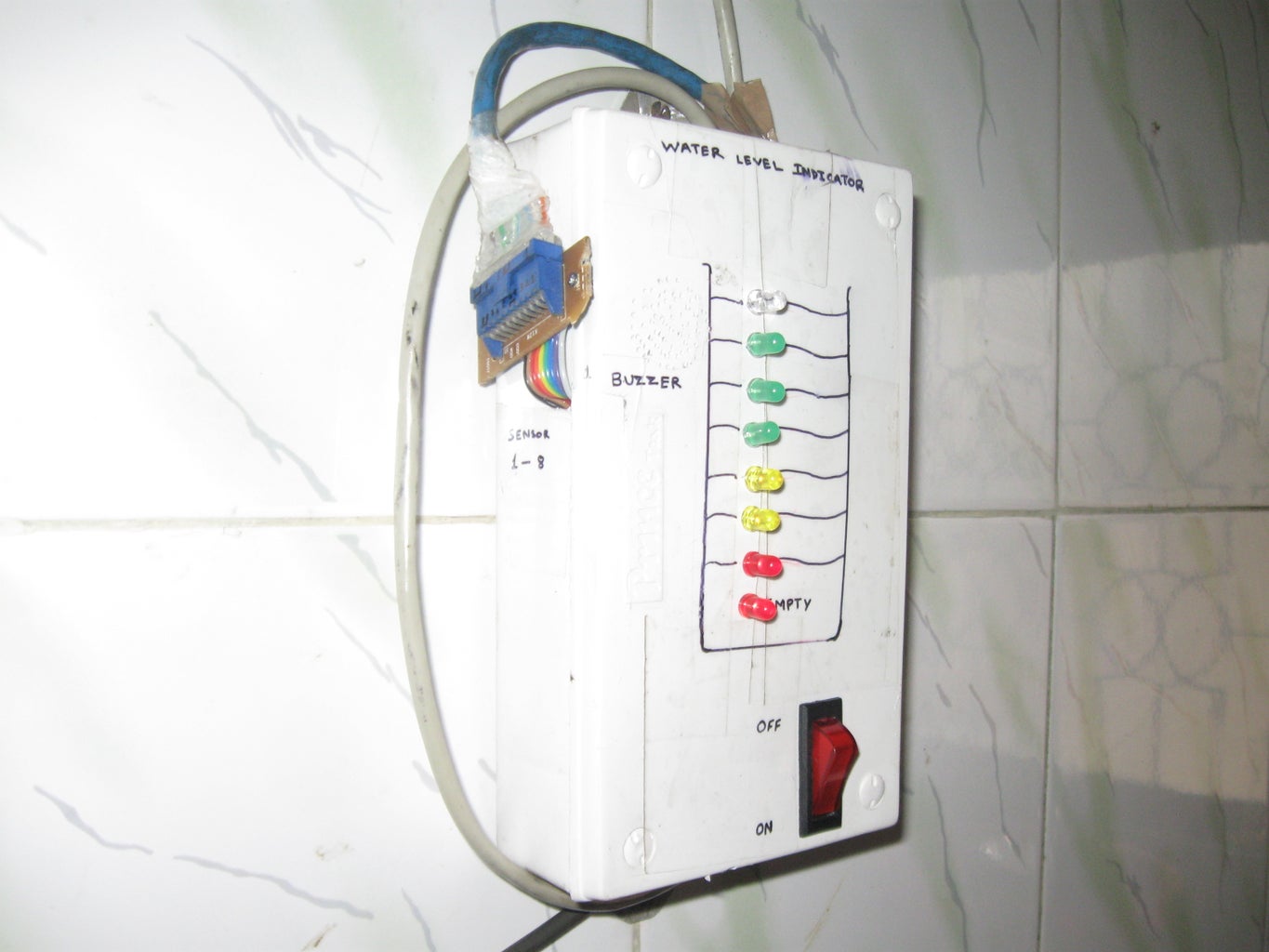 Water Level Indicator With Alarm : 5 Steps (with Pictures) - Instructables