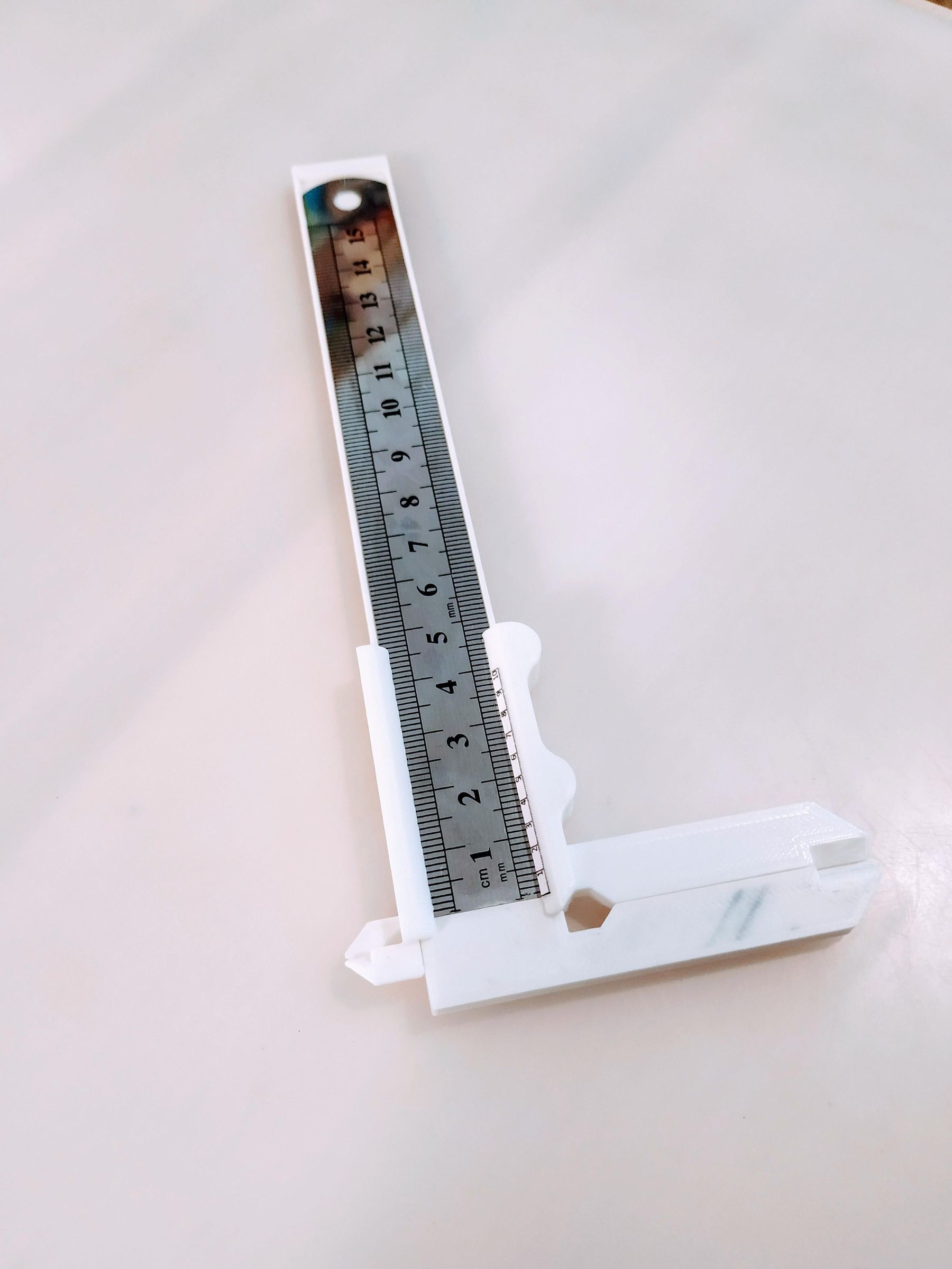 Ruler to Caliper (0.1mm Resolution!) - 3D Printed (Left Handed Version ...