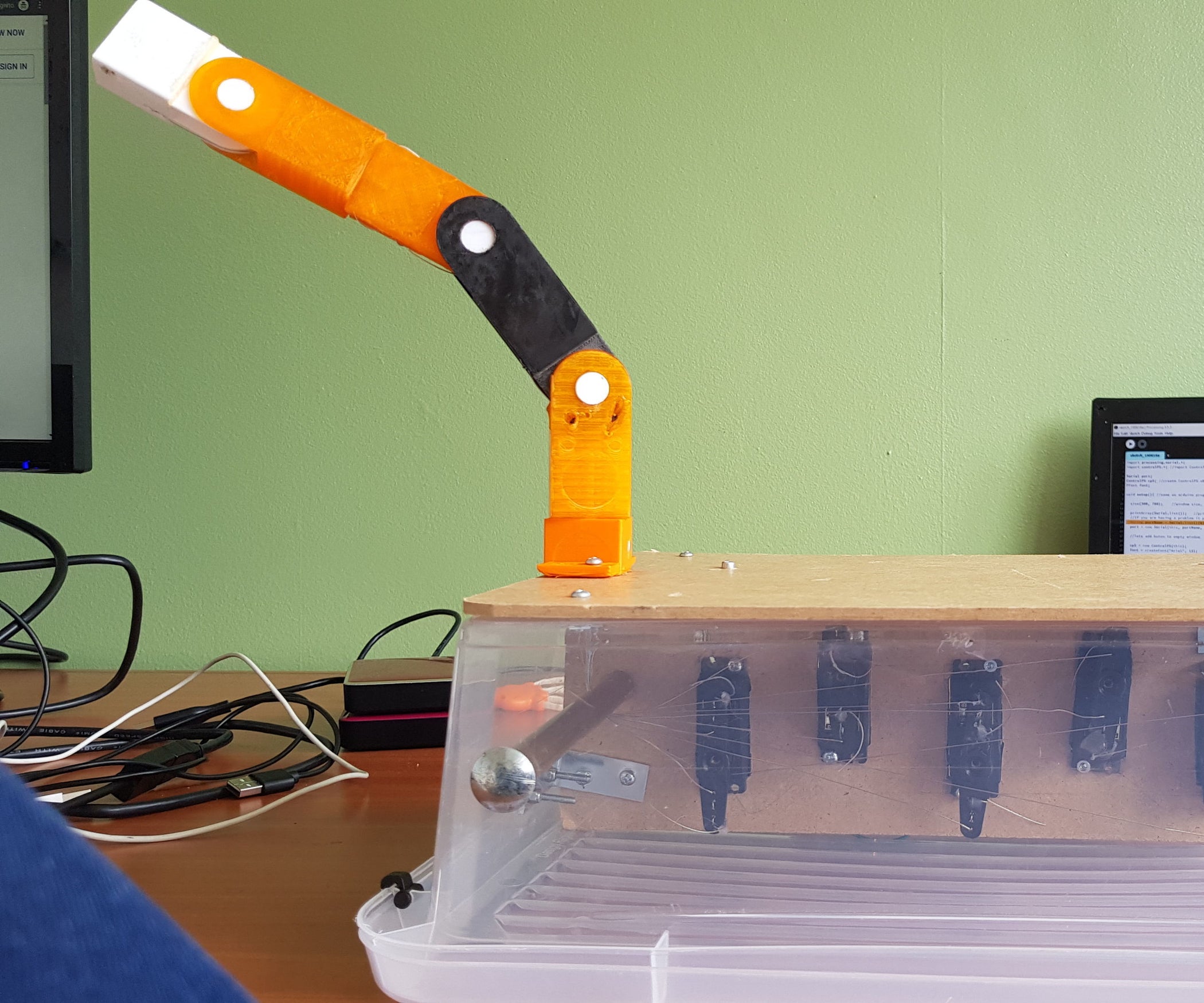 Wire Controlled Robot Arm 31 Steps Instructables