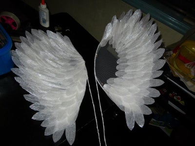Angel Wings For Costume 4 Steps Instructables - Diy Angel Wings Costume Angel Wings For Costume 4 Steps Instructables - Diy Angel Wings Costume