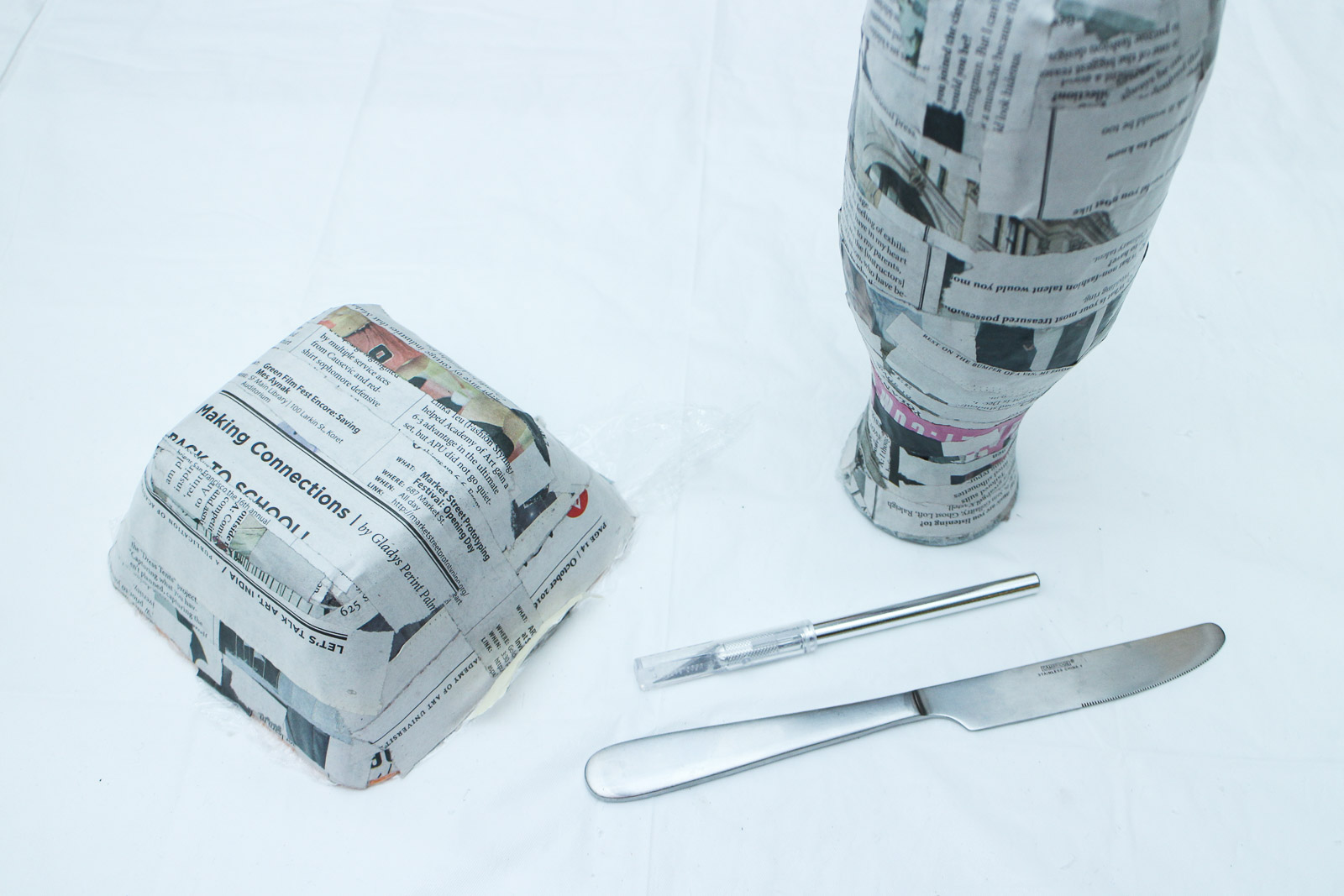 Paper Mache With Glue 7 Steps Instructables