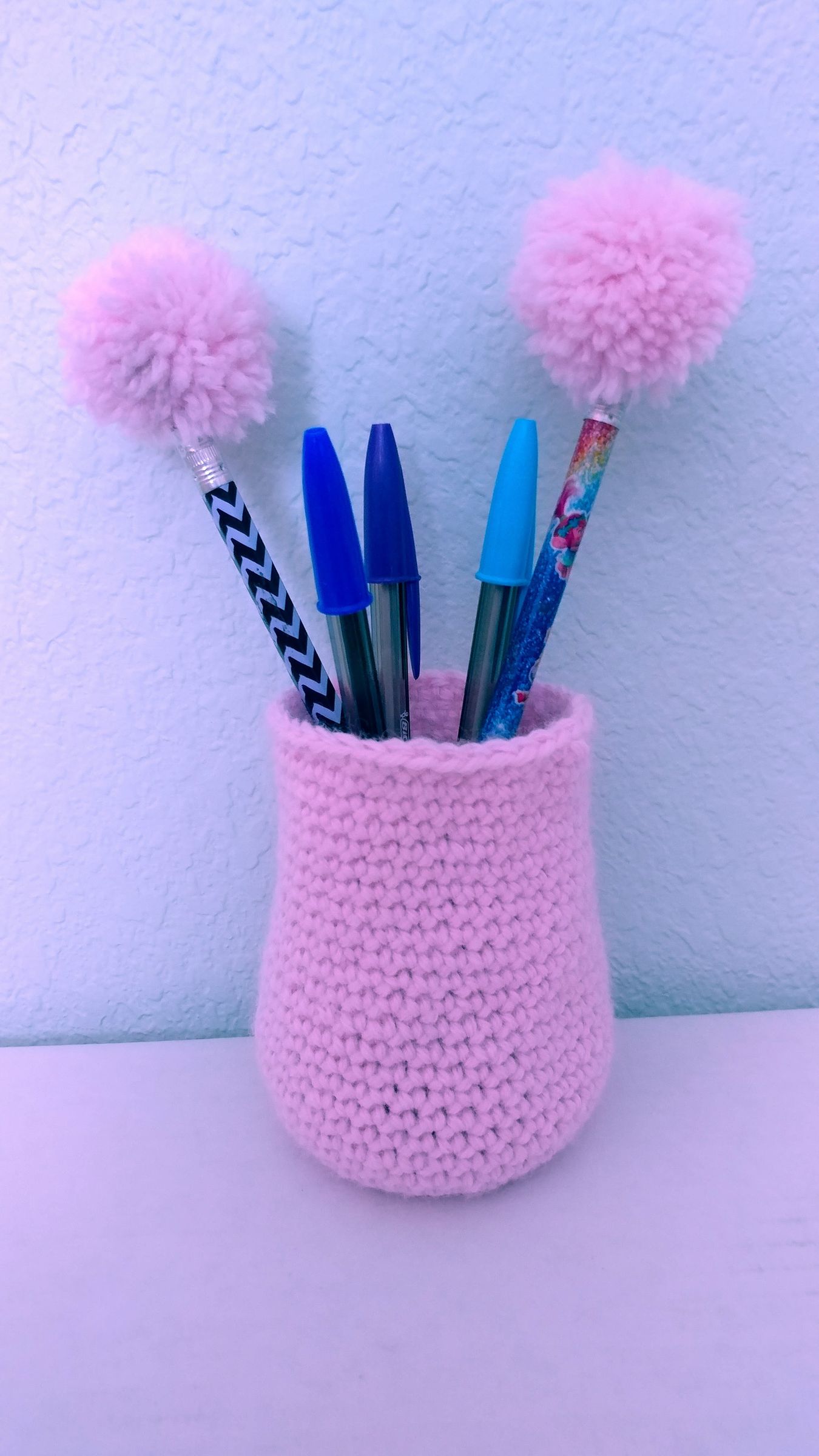 Crocheted Pencil Holders Instructables