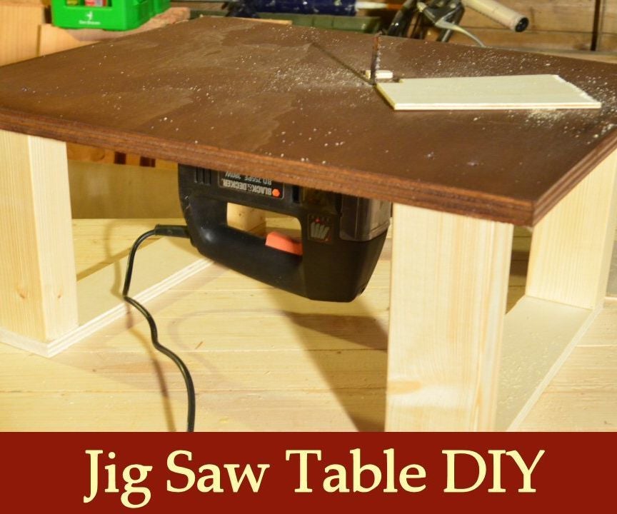 Homemade Jigsaw Table Instructables