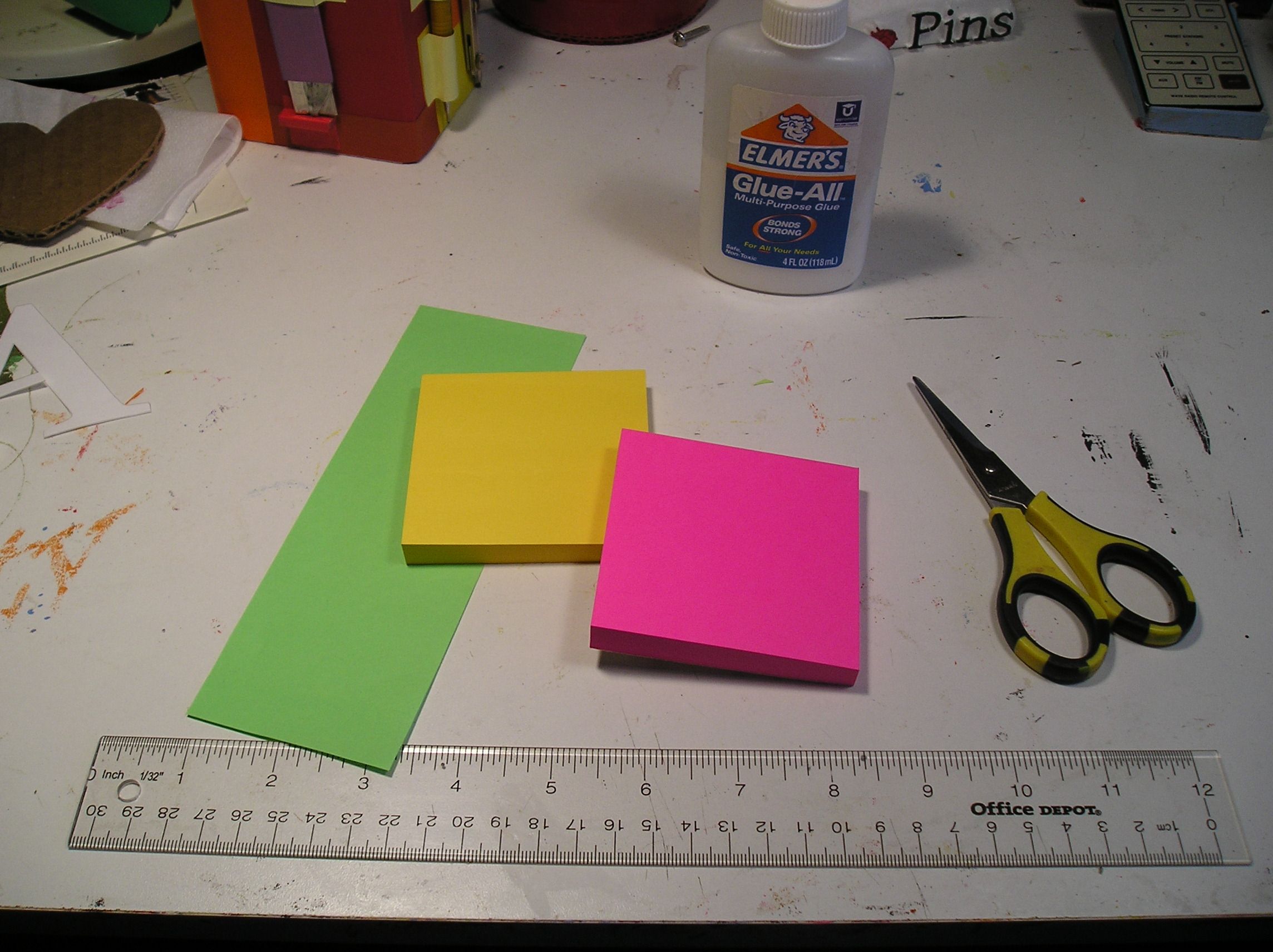 How to Make "Post It Notes" Roses 10 Steps Instructables