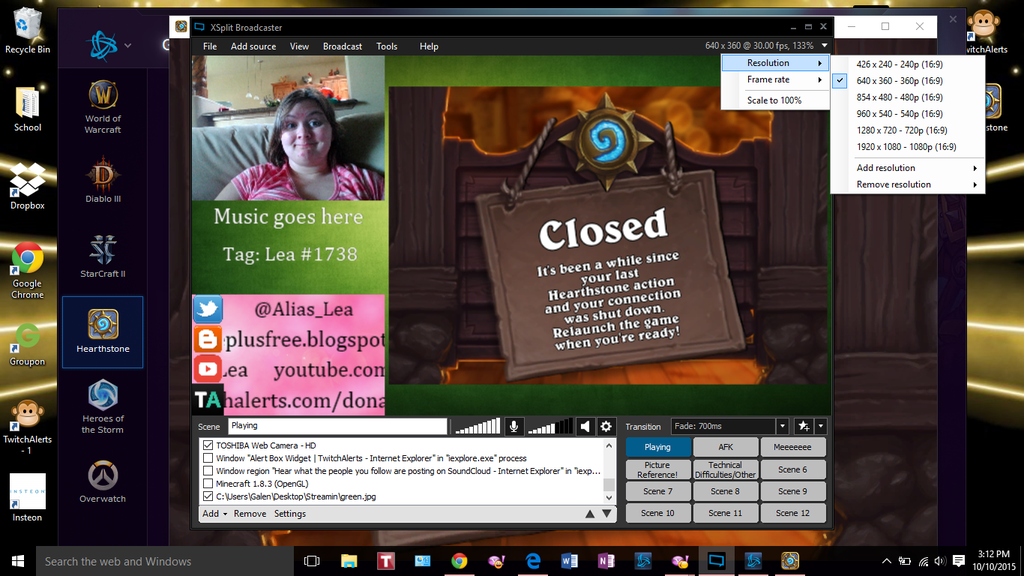 A Beginner S Guide To Xsplit Broadcaster And Streaming On Twitch Tv Windows 10 34 Steps Instructables