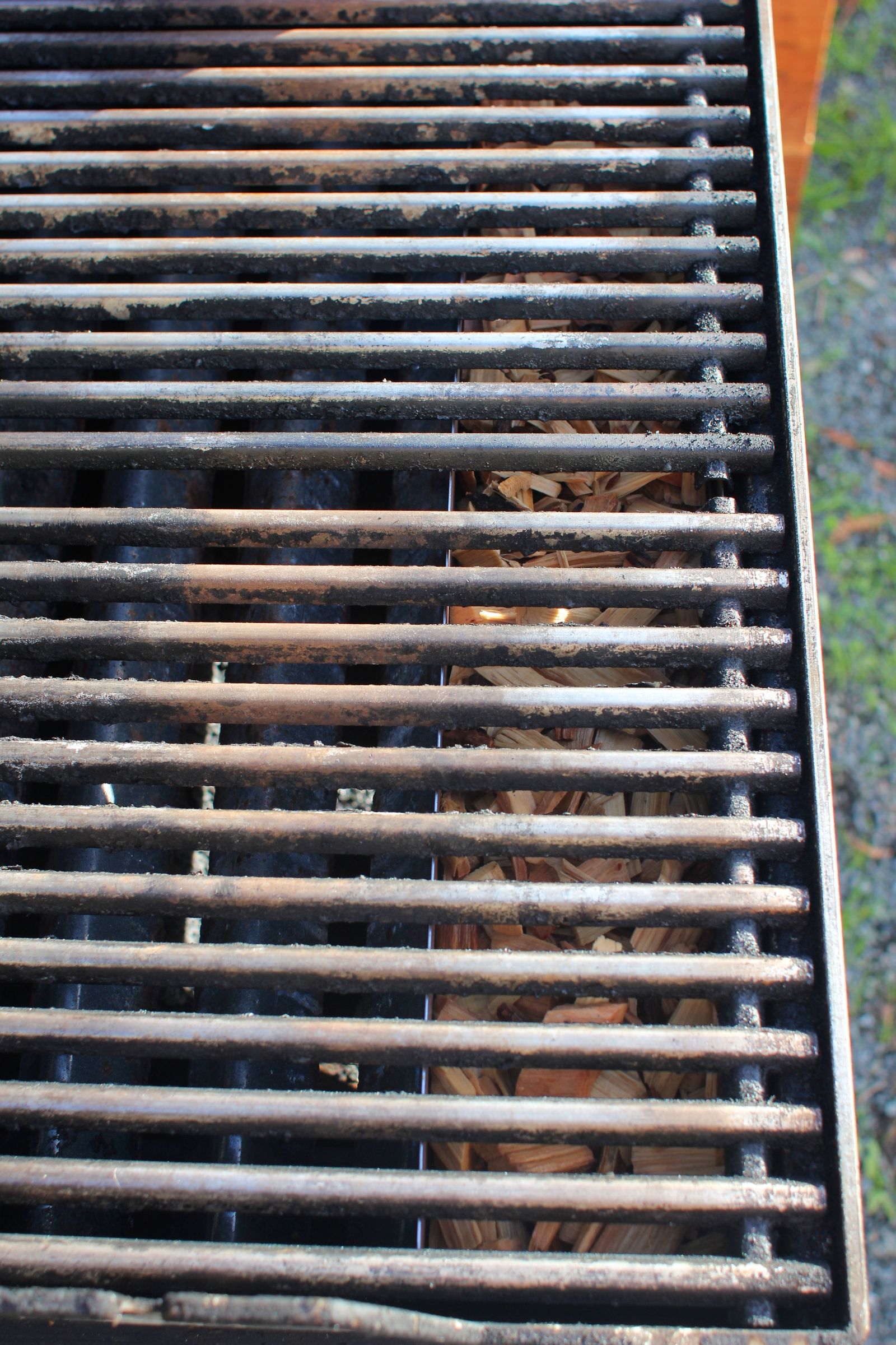 Turn Your Gas Grill Into a Smoker Simple Woodchip Tray 10 Steps