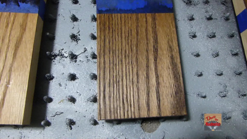 Effects Of Different Stains On Red Oak Wood 14 Steps Instructables