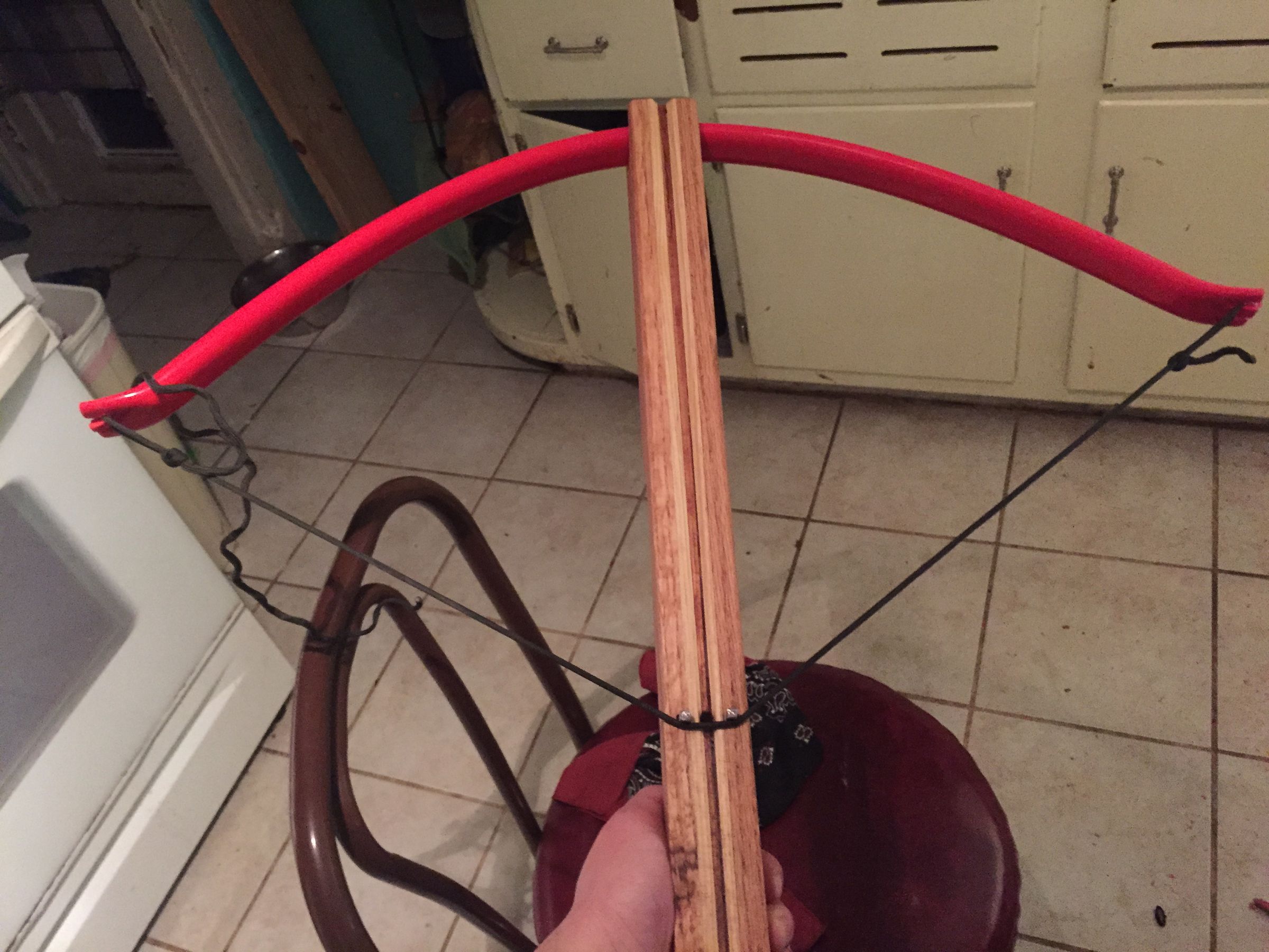 Reinforced PVC Crossbow With Laminated Stock 8 Steps (with Pictures