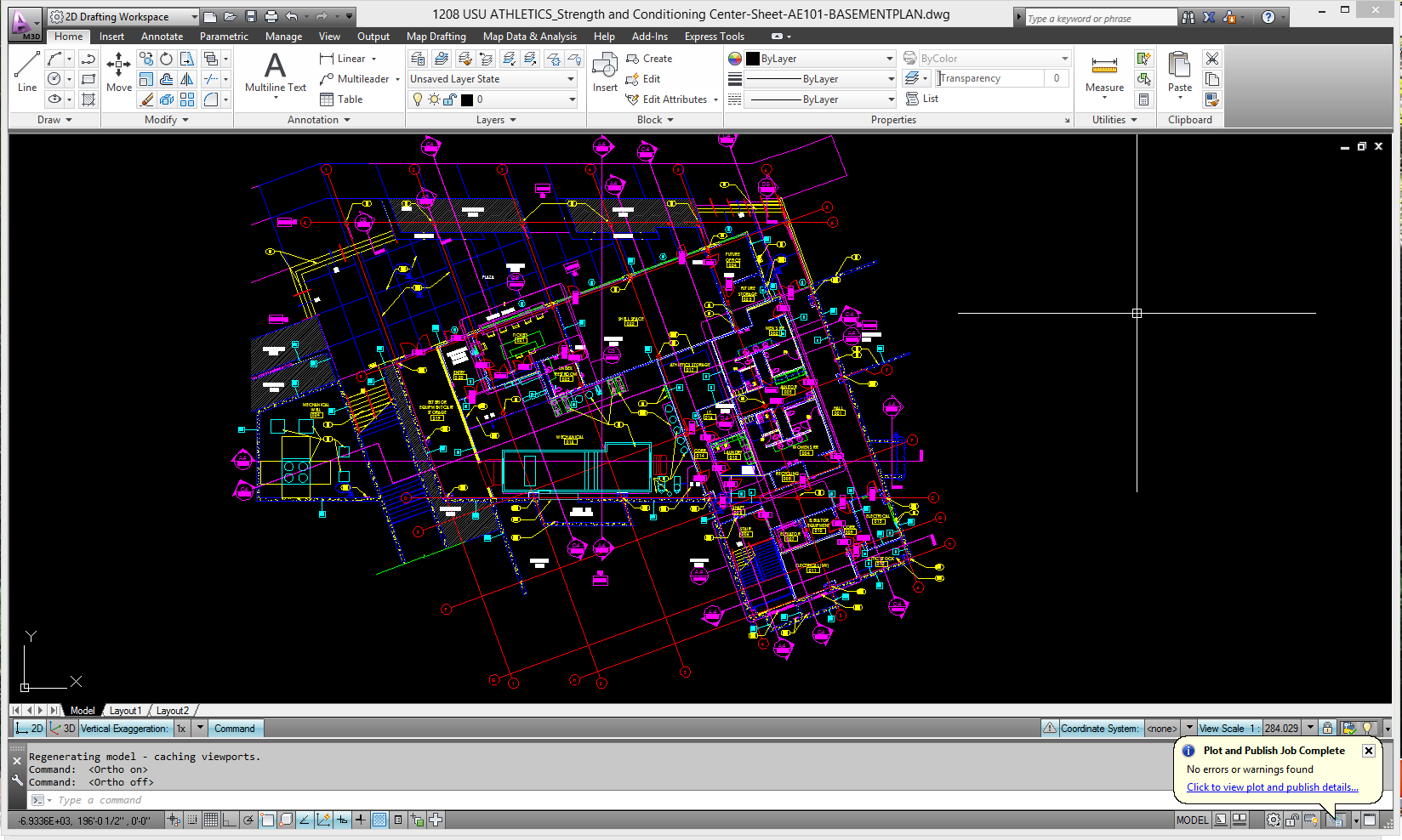 Creating Basic Floor Plans From an Architectural Drawing in AutoCAD ...