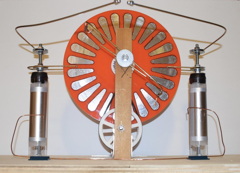 How To Build A 30 Kilovolt Wimshurst Machine! : 25 Steps (With Pictures) -  Instructables