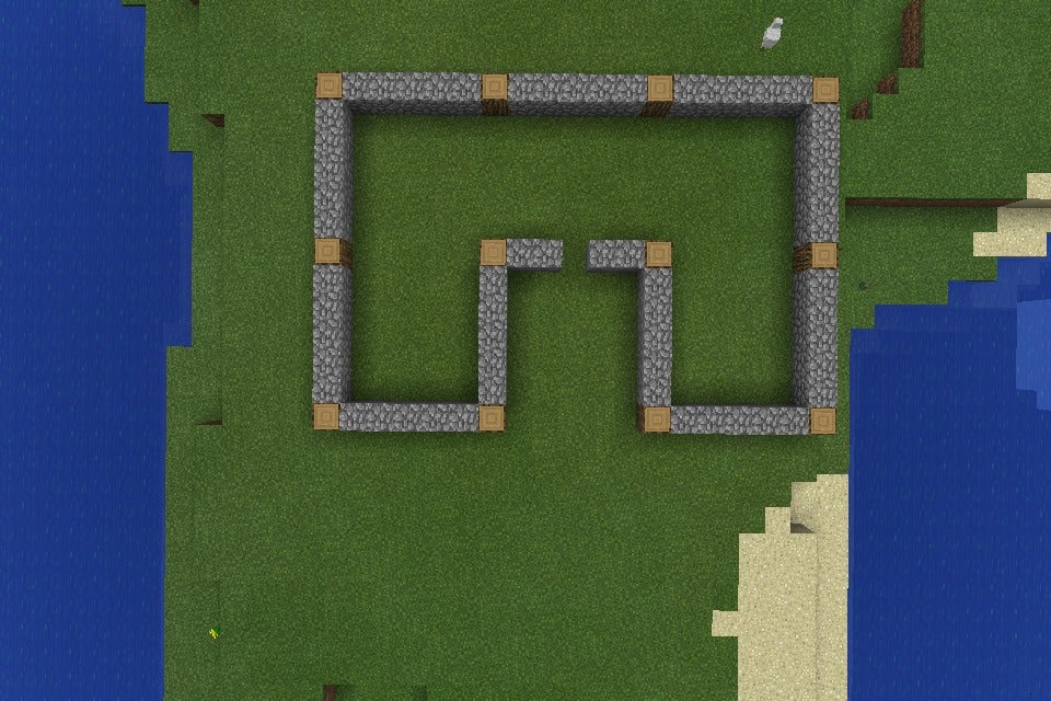 How To Build A Large Minecraft House 12 Steps Instructables