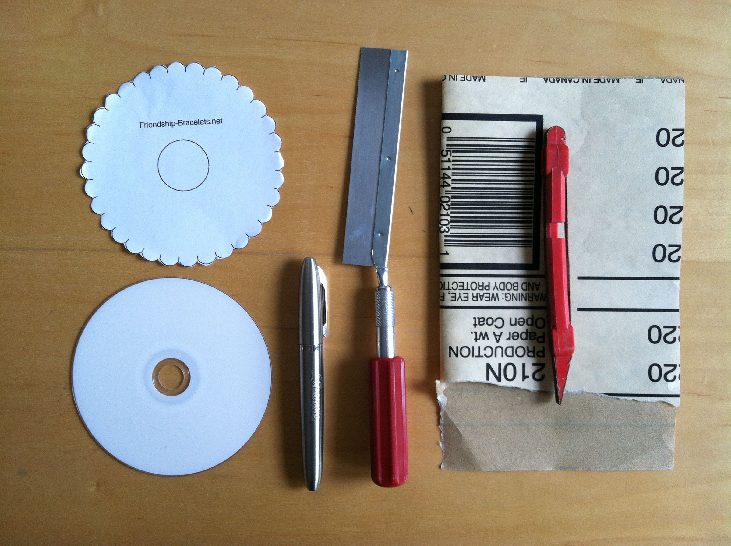 Make a Kumihimo Disk Out of a CD 5 Steps (with Pictures) Instructables