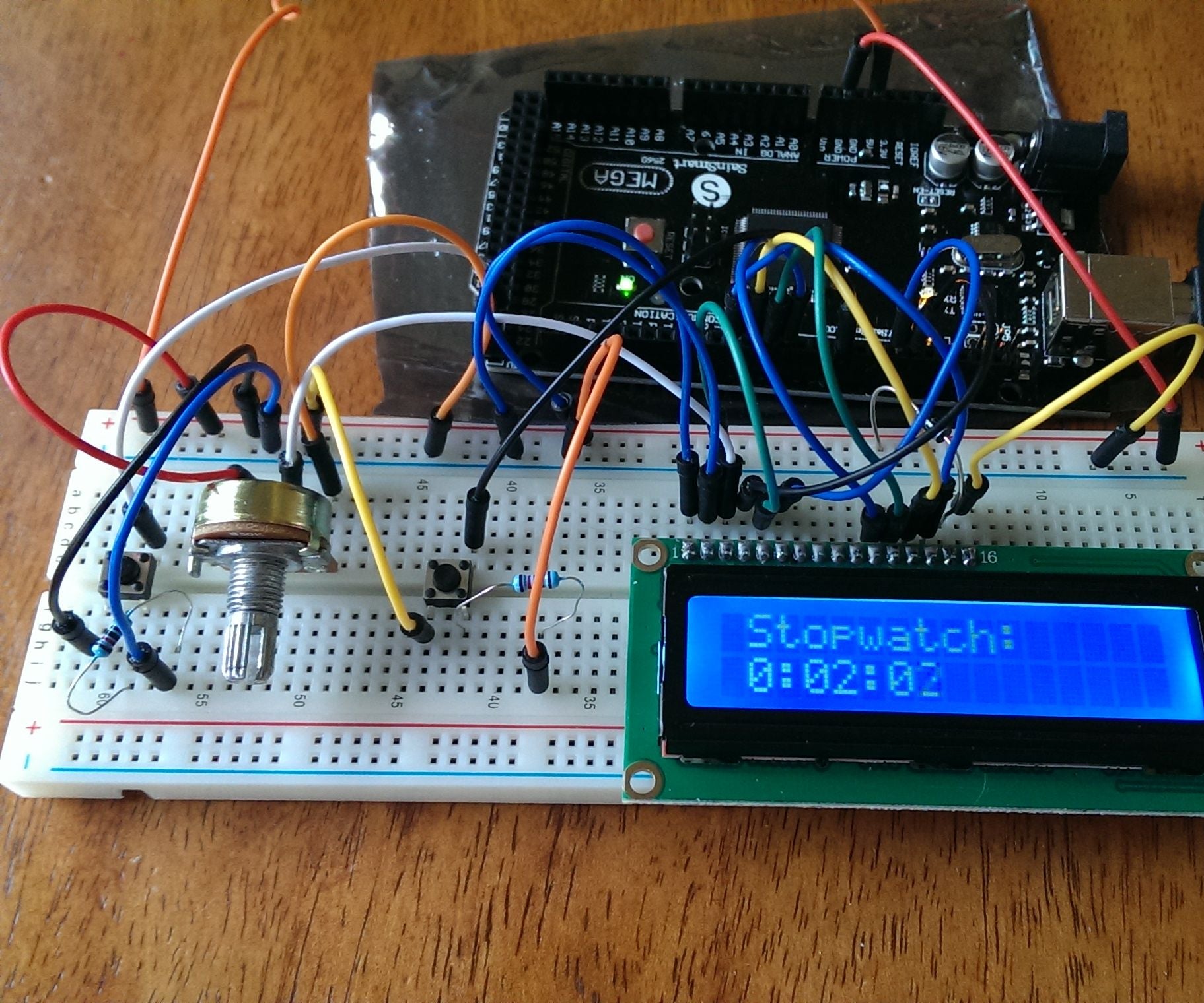 Start Up Guide: Arduino Stopwatch : 4 Steps - Instructables