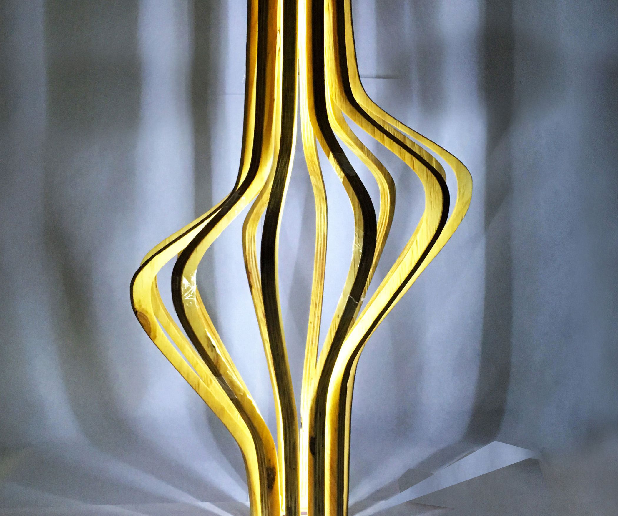 Cnc Wood Sculpture // Floor Lamp 8 Steps (with Pictures) Instructables