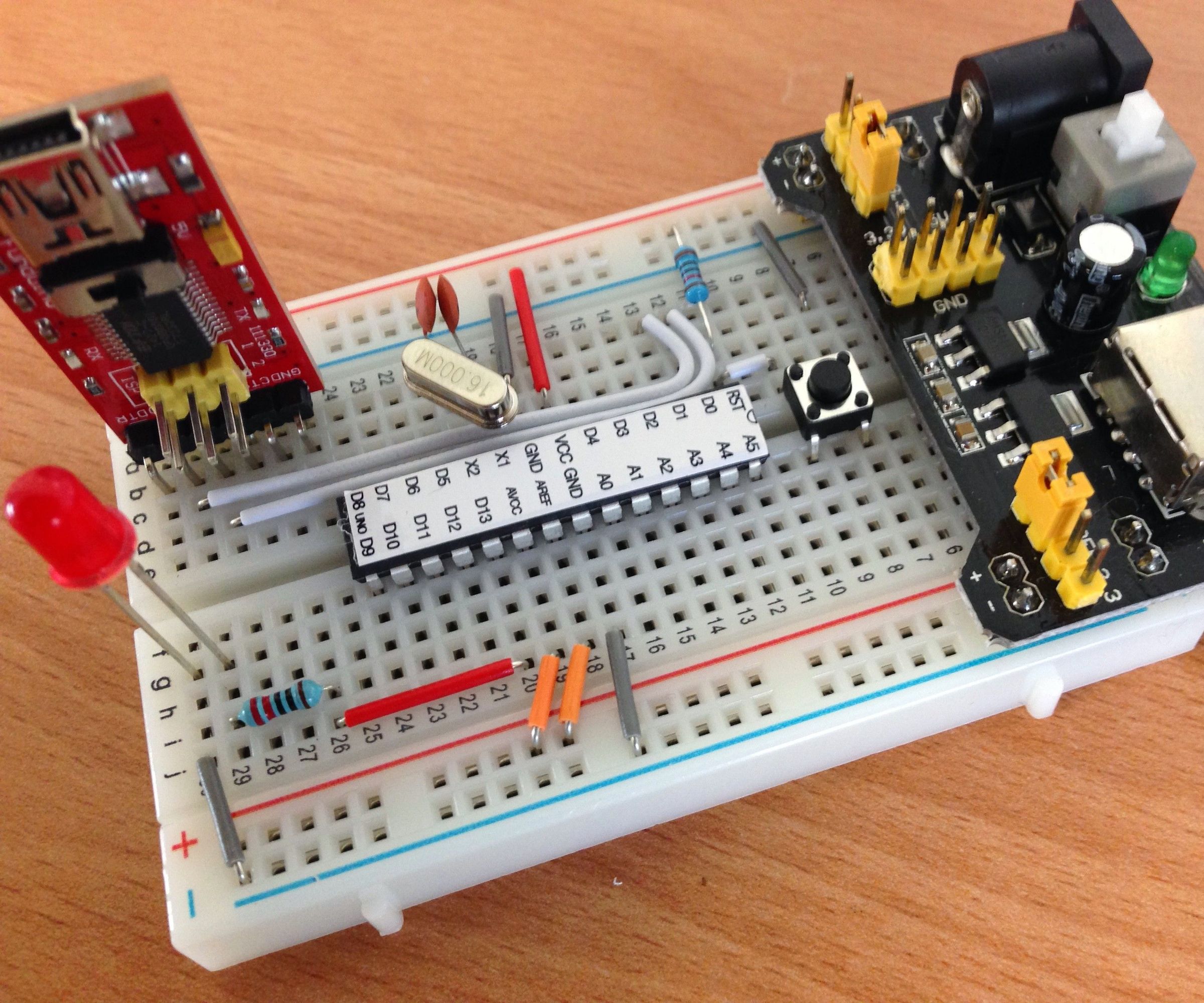 自造你的arduino uno板 DIY Project DIY Project Image