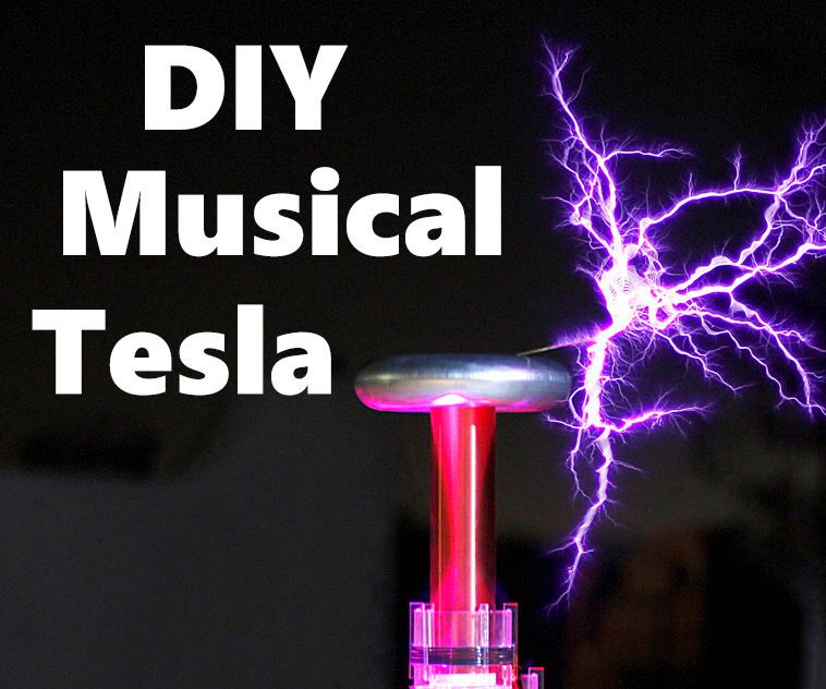 5$ mini singing musical tesla coil music box ! DIY Project DIY Project Image